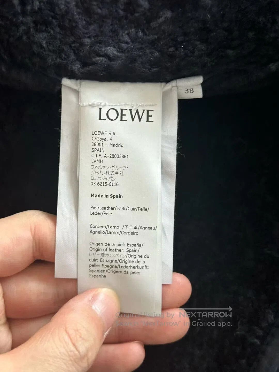 Loewe Loewe Wool and Leather Jacket. Size US M / EU 48-50 / 2 - 4 Thumbnail