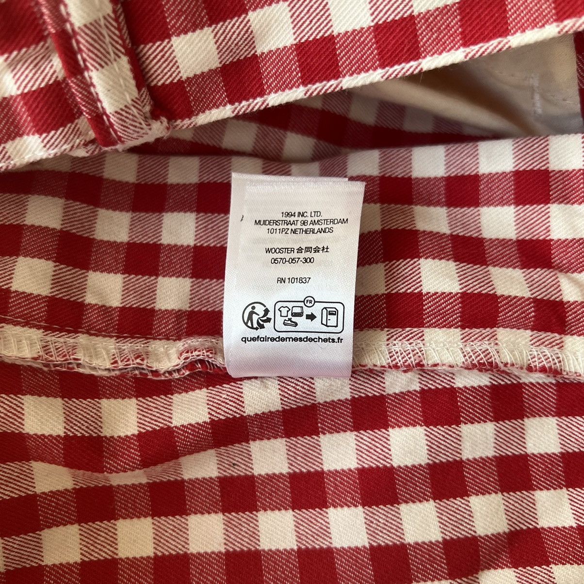 Supreme Supreme Gingham Flight Pant Red 30 Size US 30 / EU 46 - 11 Thumbnail