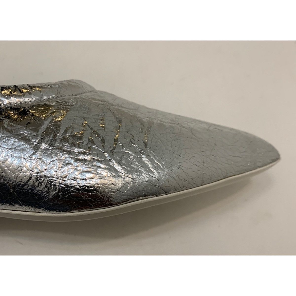 Jil Sander JIL SANDER METALLIC LEATHER BALLET FLATS SHOES Size US 8 / IT 38 - 14 Thumbnail
