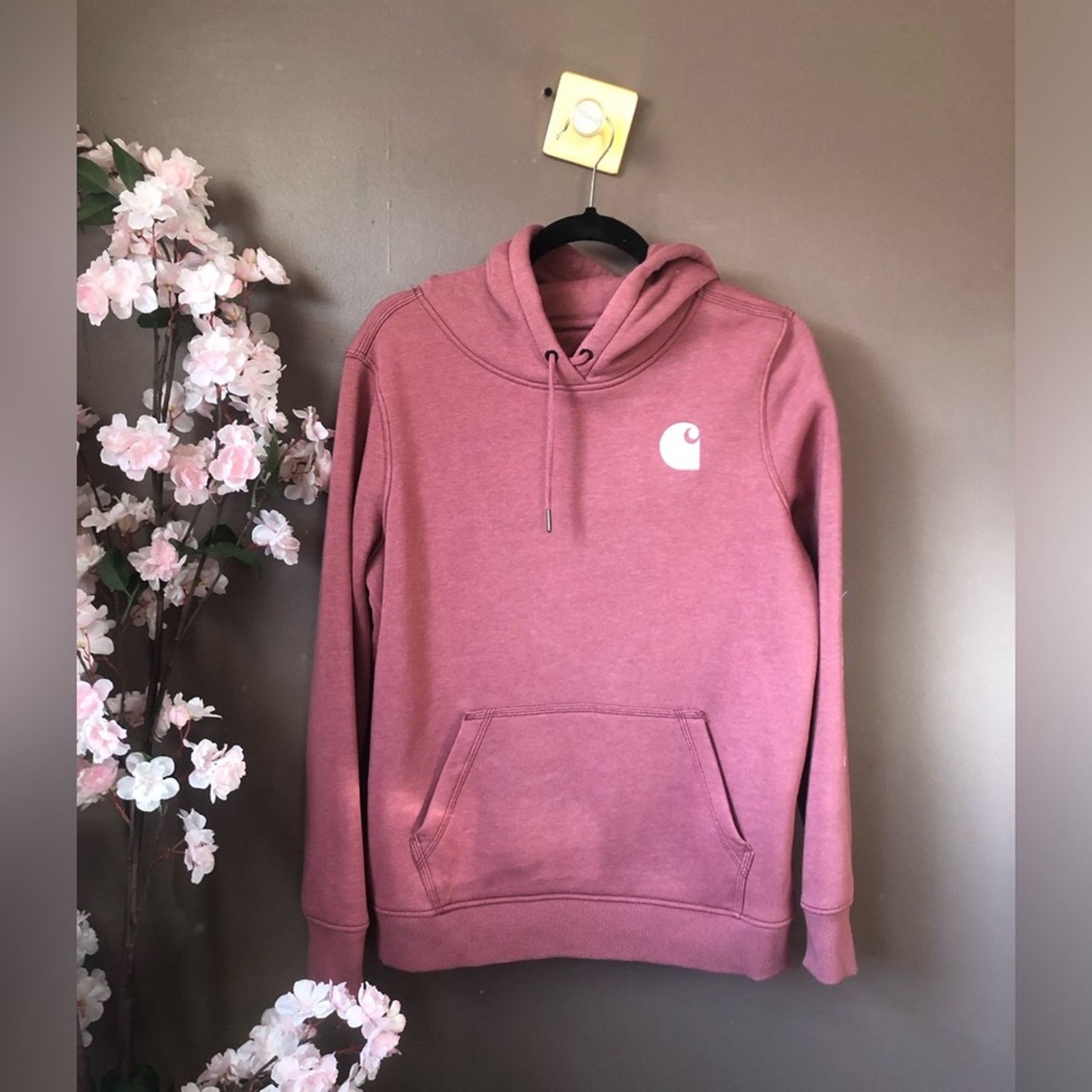 Carhartt Carhartt hooded pullover hoody in burgundy Size M / US 6-8 / IT 42-44 - 2 Thumbnail