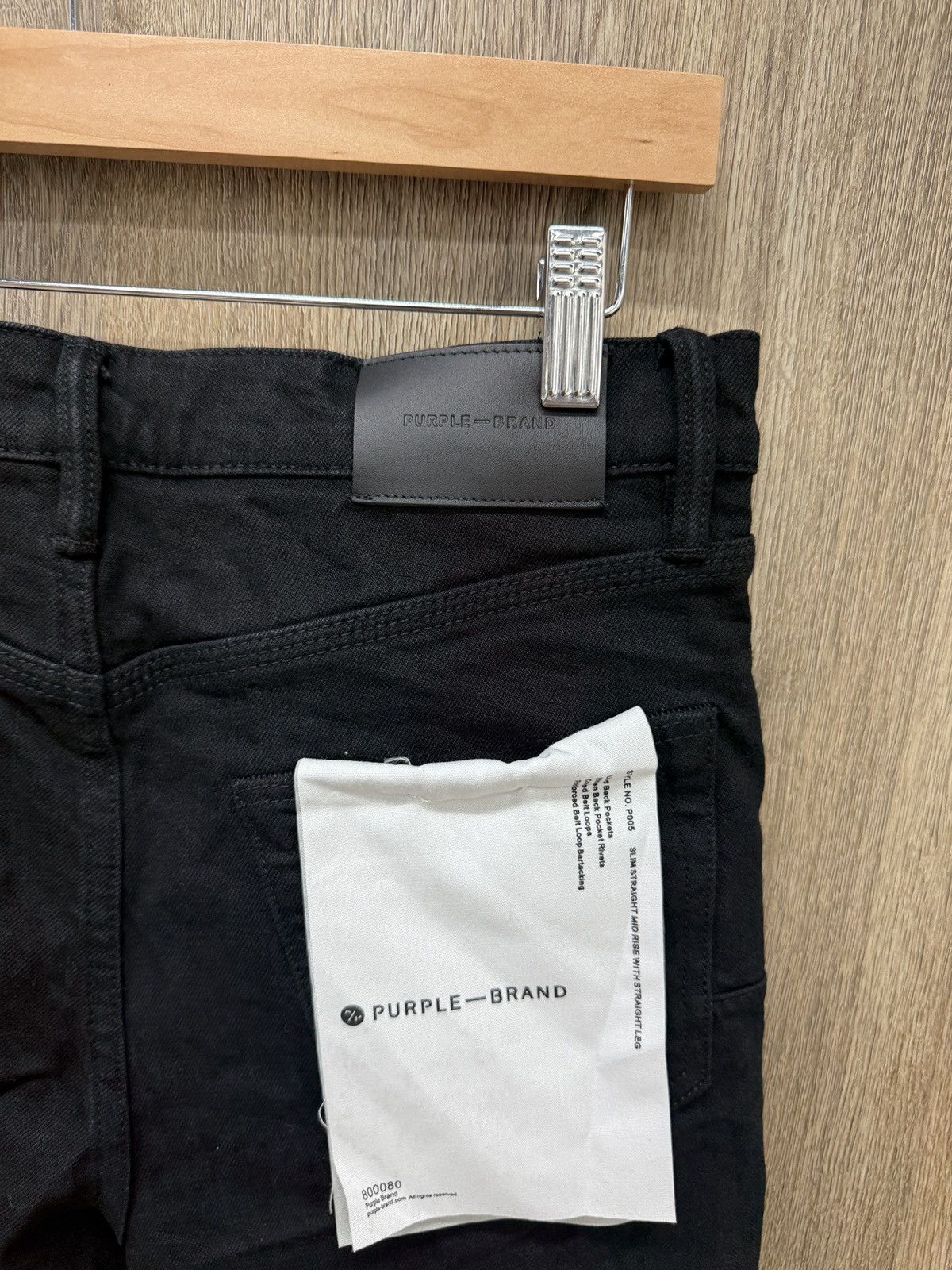 Purple Brand Purple Brand Black Denim Jeans Size US 30 / EU 46 - 8 Thumbnail