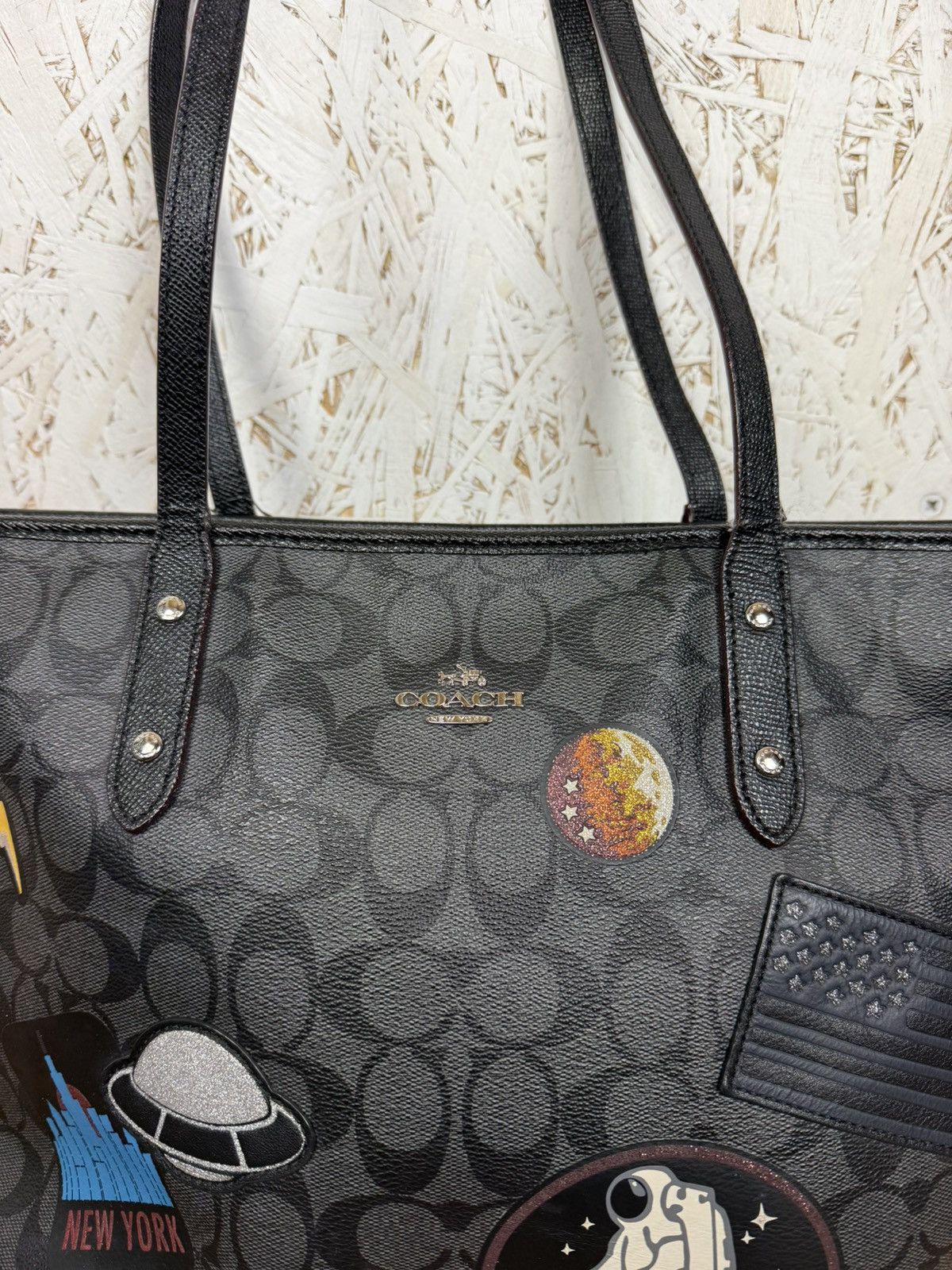 Coach Coach Nasa Space Themed Tote Bag Size ONE SIZE - 3 Thumbnail