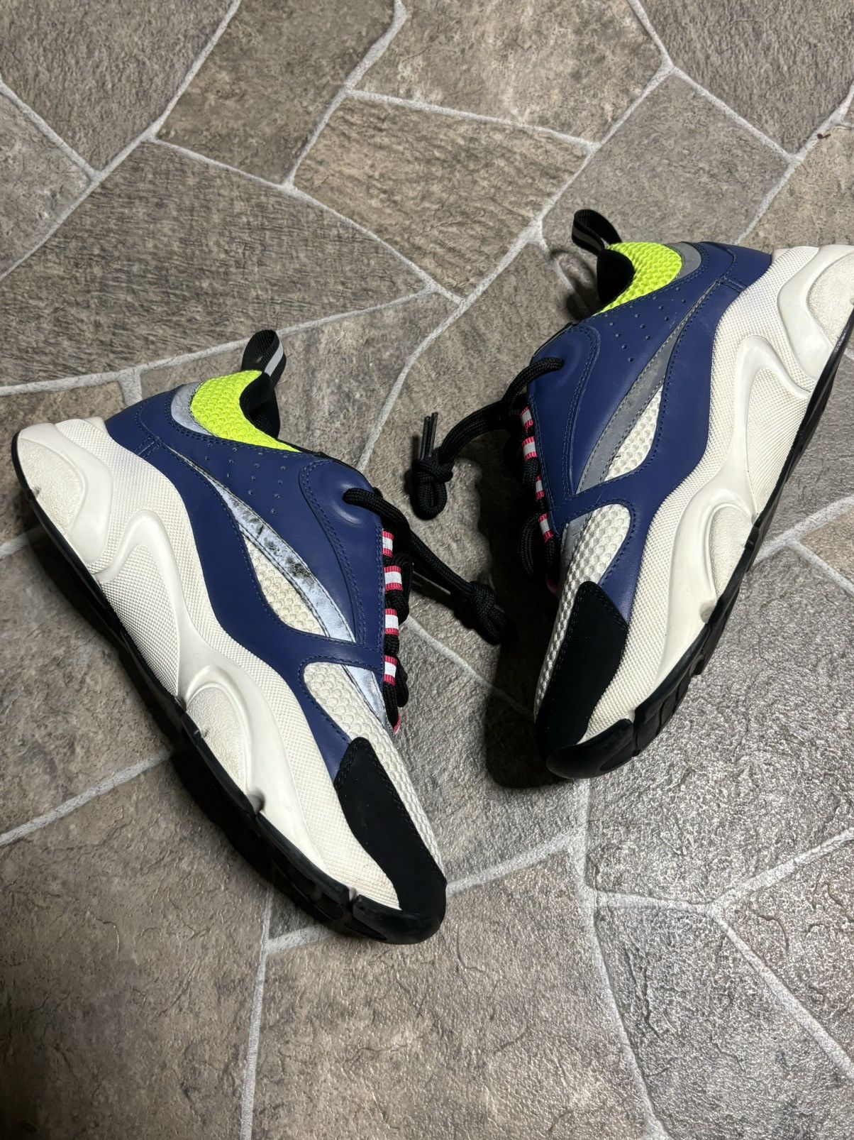 Dior Dior B22 Yellow/Blue Size US 7.5 / IT 37.5 - 3 Thumbnail