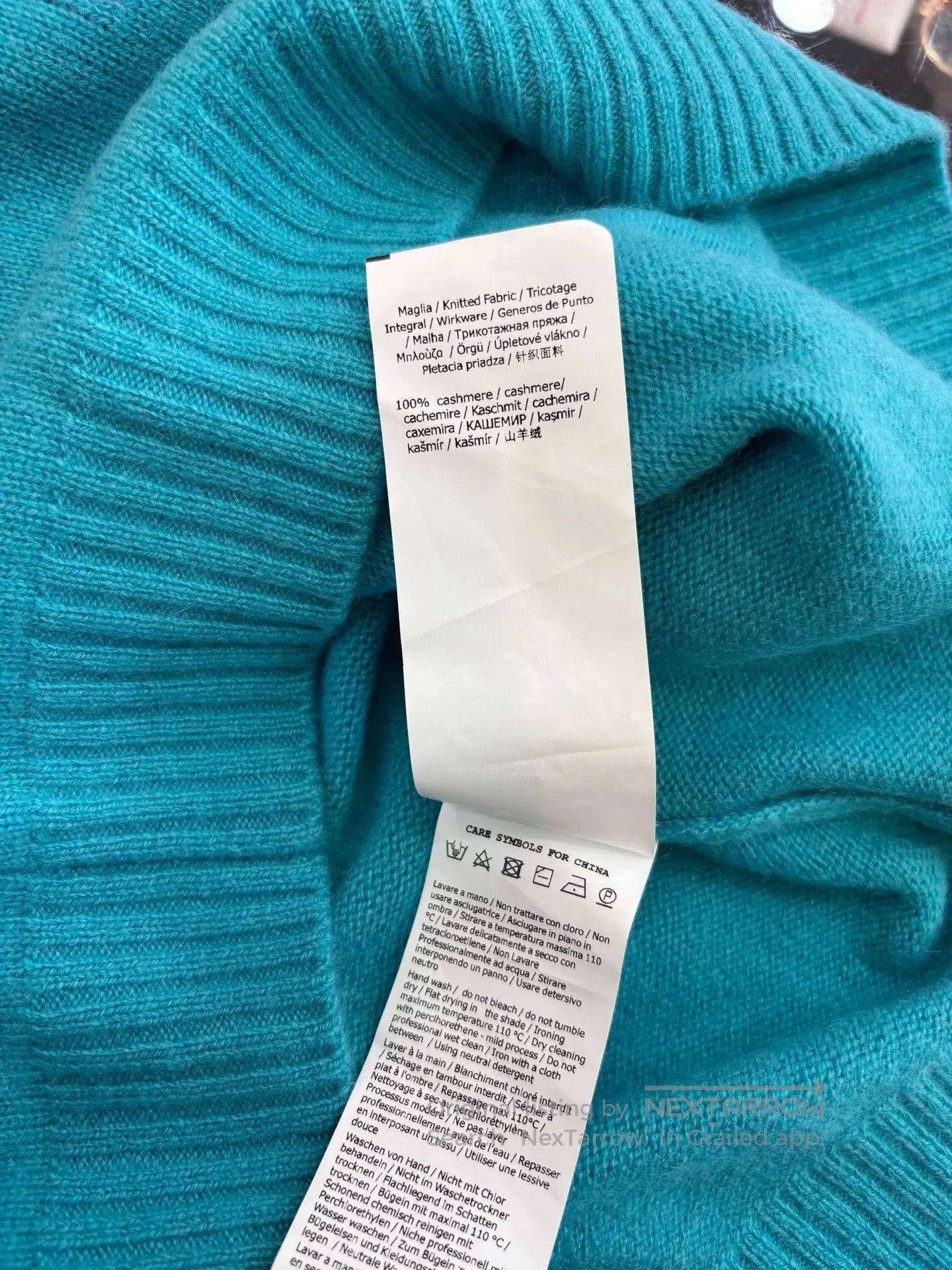 Weekend Max Mara Max Mara Weekend Blue Cashmere Sweater. Size M / US 6-8 / IT 42-44 - 5 Thumbnail