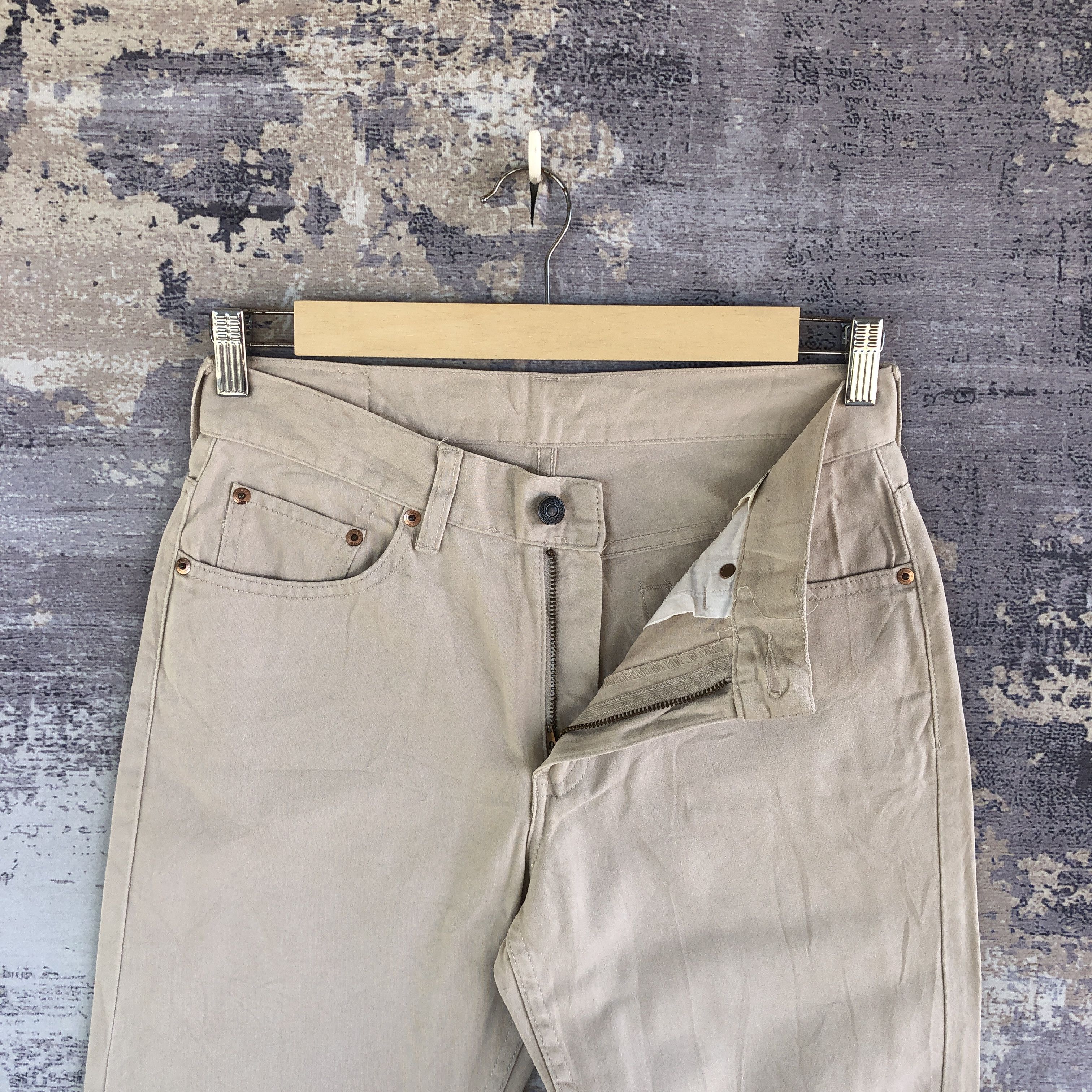 If Six Was Nine Vintage Levis 553 Bell Bottom Jeans Levi's Boot Cut Denim Size 28" / US 6 / IT 42 - 6 Thumbnail