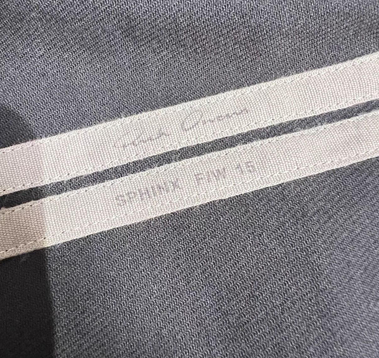 Rick Owens Rick Owens Mainline 15FW Black Drawstring Cropped Pants Size US 40 / EU 56 - 4 Thumbnail