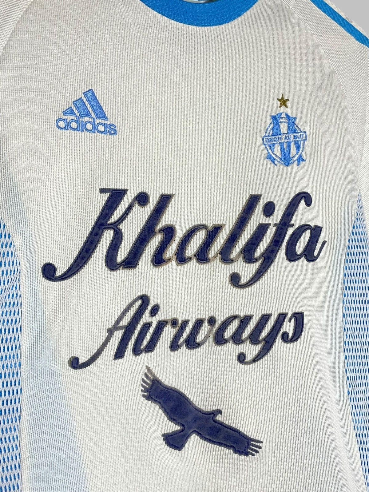 Adidas Olympique Marseille Adidas Vintage 2002/03 Home Soccer Shirt Size US S / EU 44-46 / 1 - 4 Thumbnail