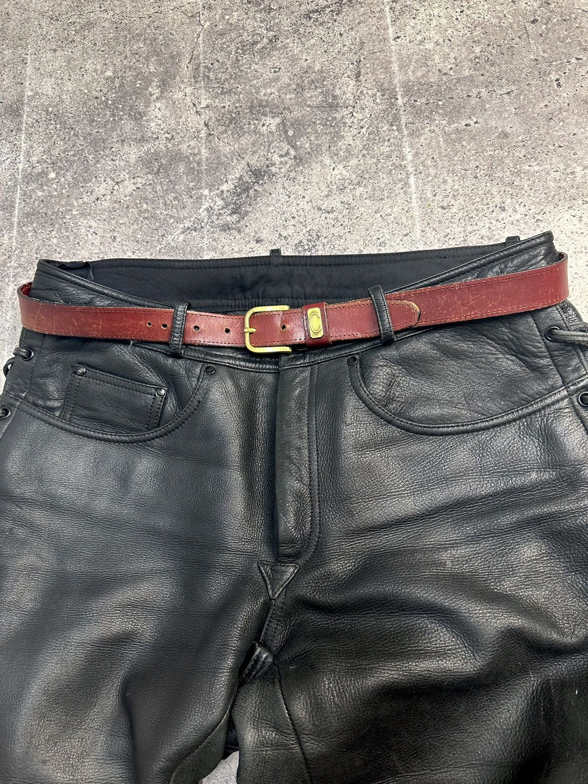 Other Vintage 90s Leather Belt Ifsixwasnine Hysteric Glamour Style Size ONE SIZE - 11 Thumbnail