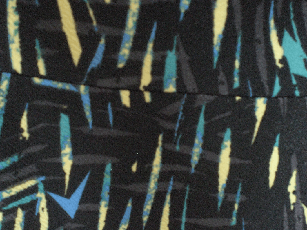 Other LuLRoe Cassie Skirt Black Yellow Green Blue Shapes SMALL Size 27" / US 4 / IT 40 - 2 Thumbnail