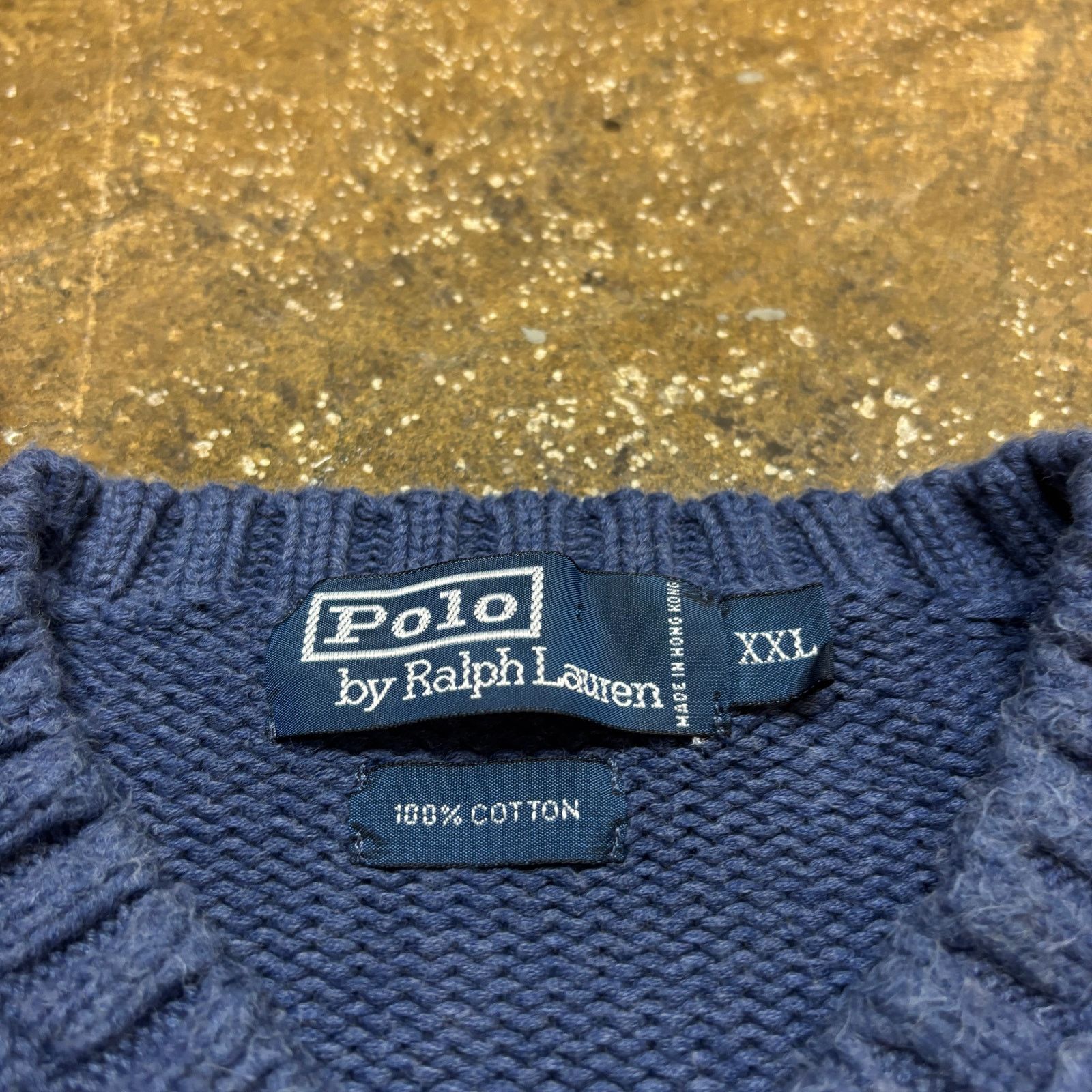 Polo Ralph Lauren × Vintage Vintage Polo Ralph Lauren Cotton Knit Sweater Men's 2XL Size US XXL / EU 58 / 5 - 4 Thumbnail