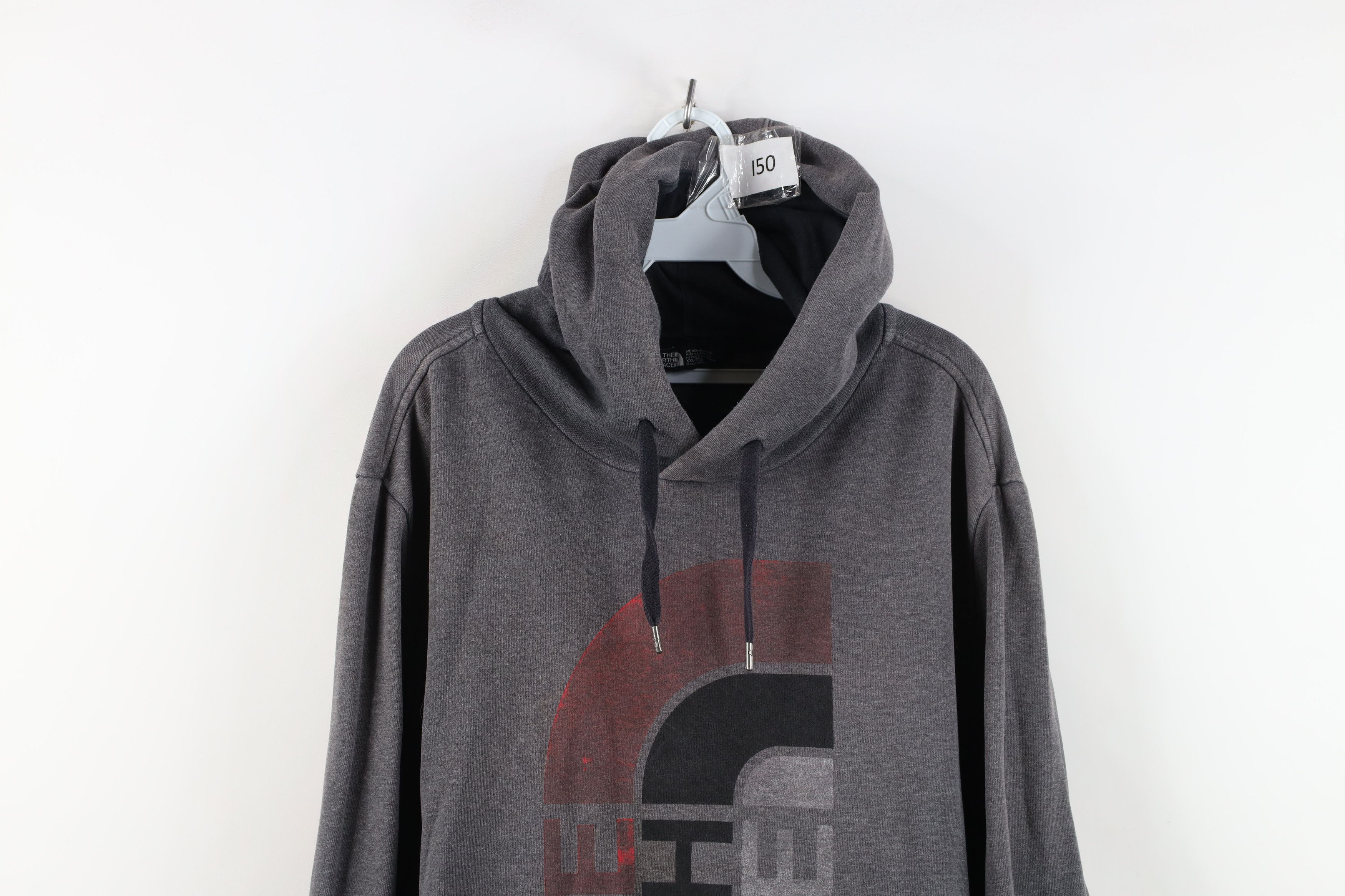 The North Face Vintage Y2K The North Face Spell Out Big Logo Hoodie Gray Size US XXL / EU 58 / 5 - 2 Thumbnail
