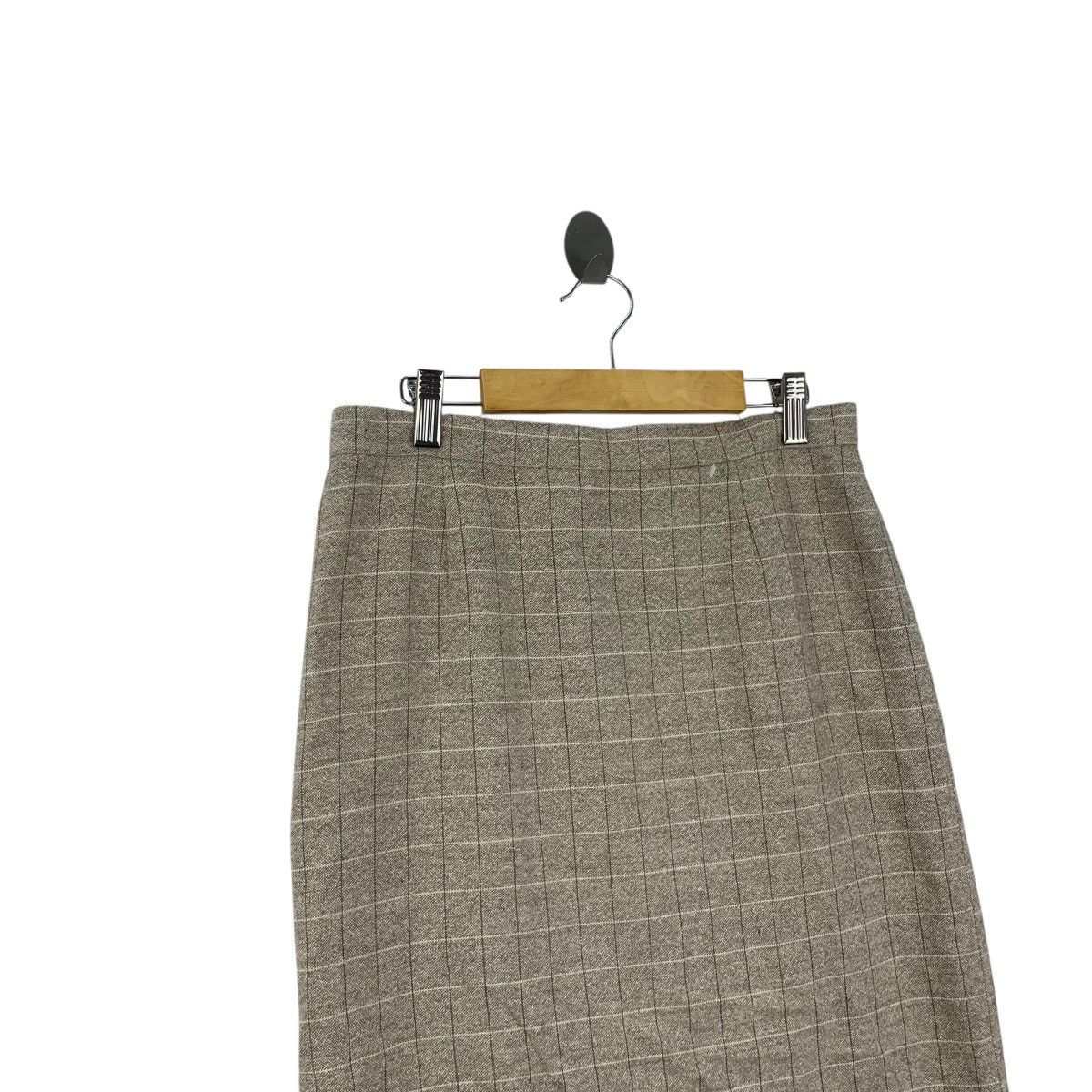 Jean-Louis Scherrer Vintage 90s JEAN LOUIS SCHERRER Boutique Nova Checks Tartan Size 30" / US 8 / IT 44 - 3 Thumbnail