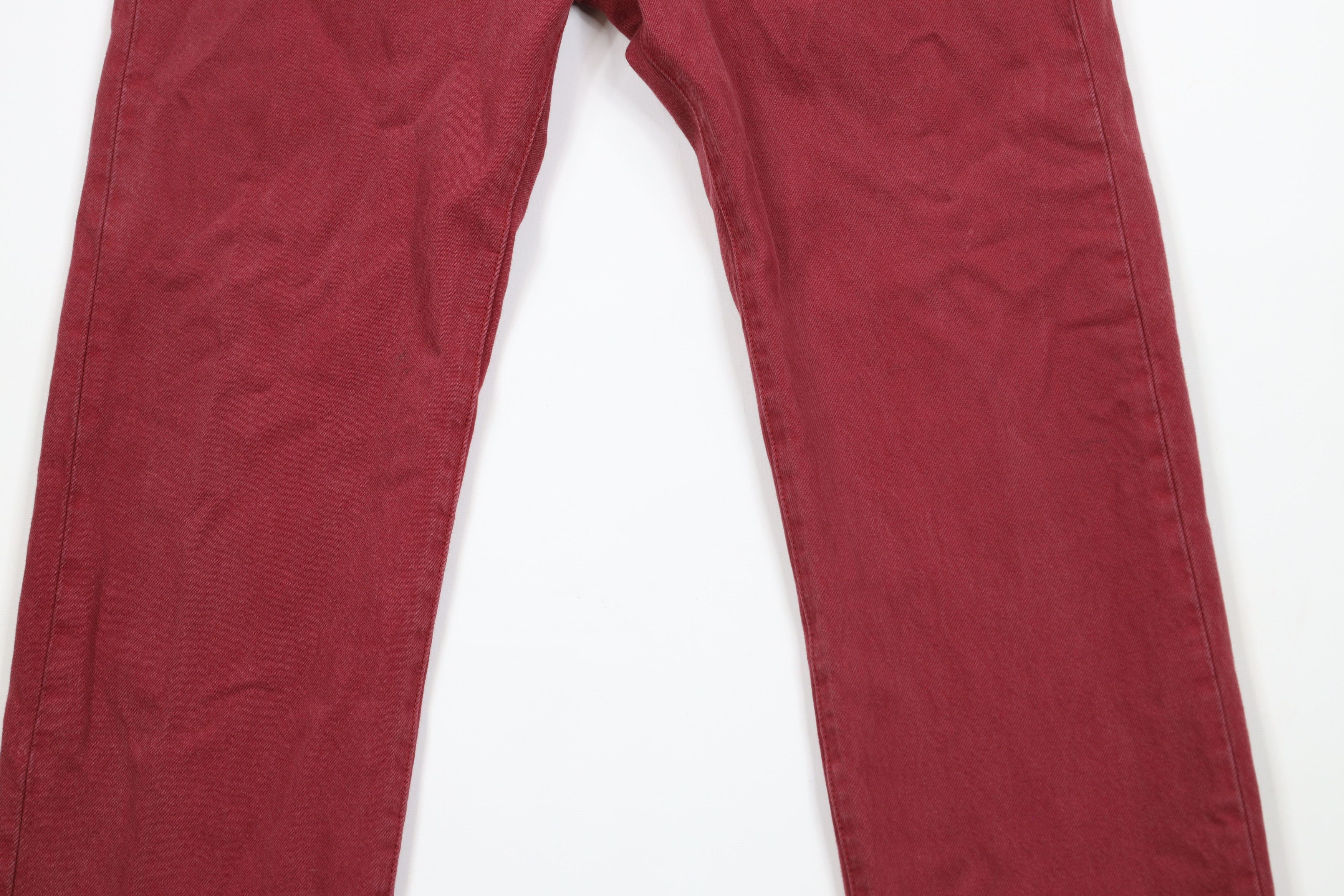 Levi's × Vintage Vintage Y2K Levis 501xx Button Fly Original Fit Jeans Red Size US 34 / EU 50 - 3 Thumbnail