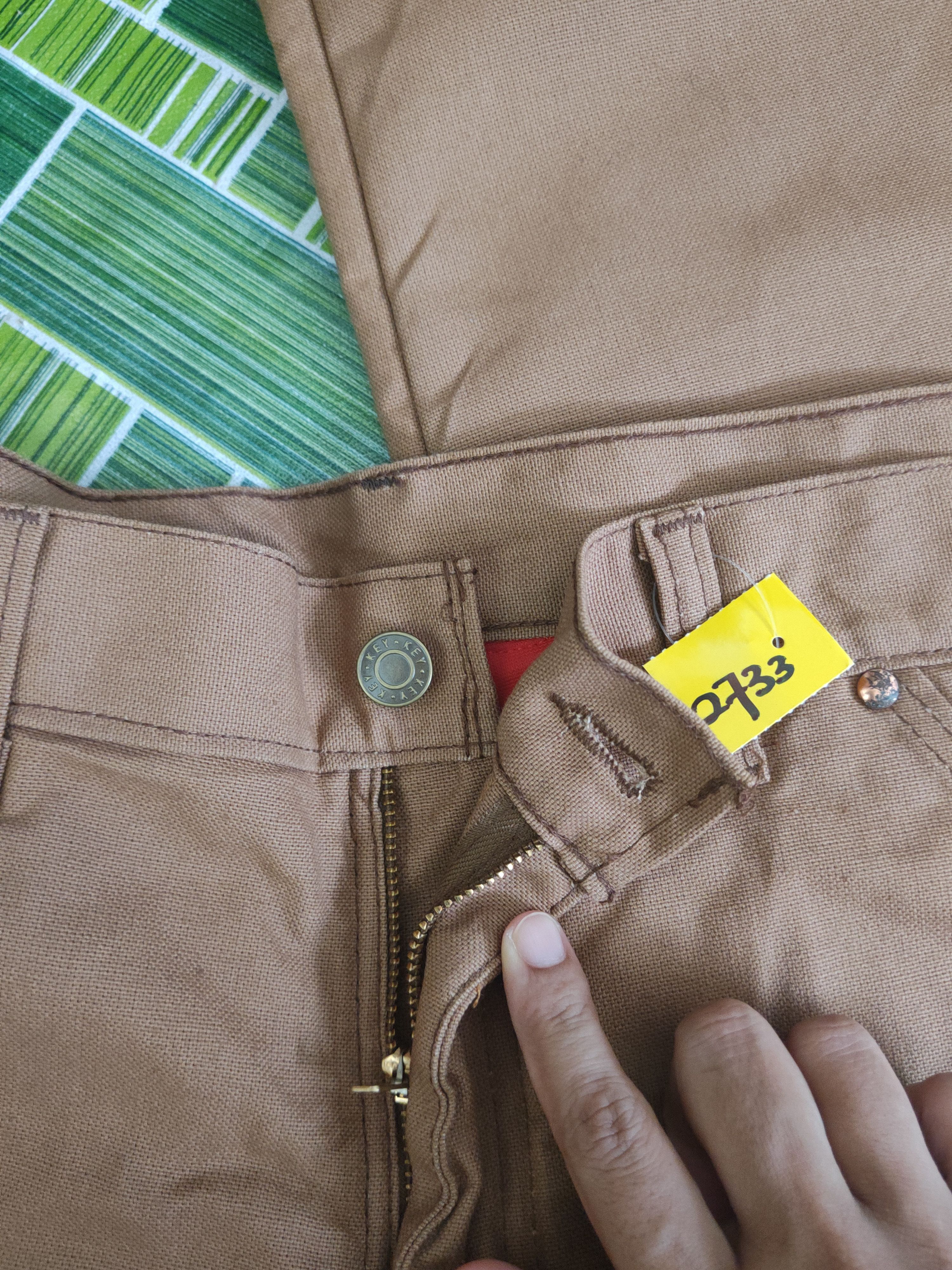 Japanese Brand DL Key Brown Multipocket Casual Pants #2733 Size US 37 - 16 Thumbnail