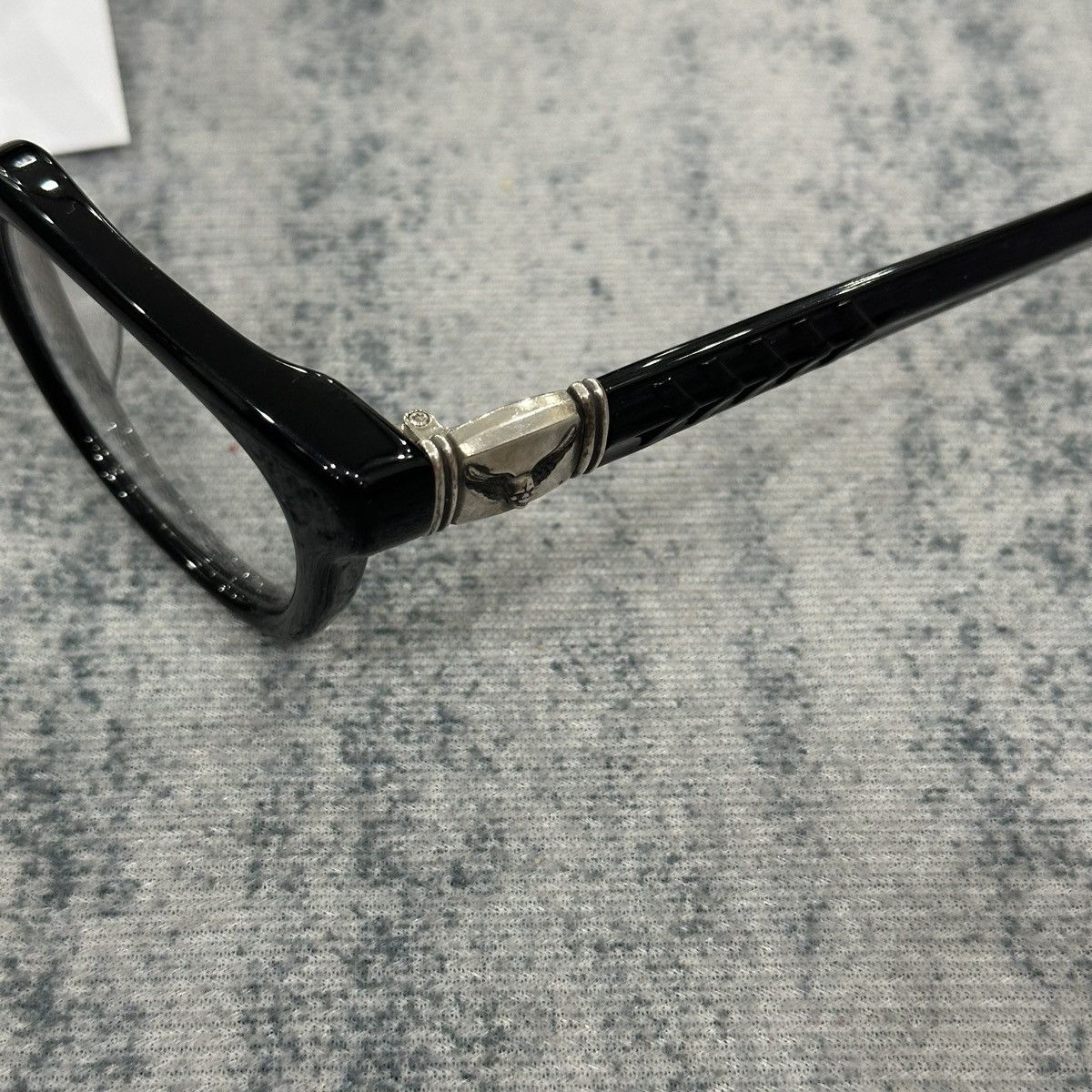 Chrome Hearts CHROME HEARTS WELL HELL YEAH BLACK EYEGLASSES Size ONE SIZE - 5 Thumbnail