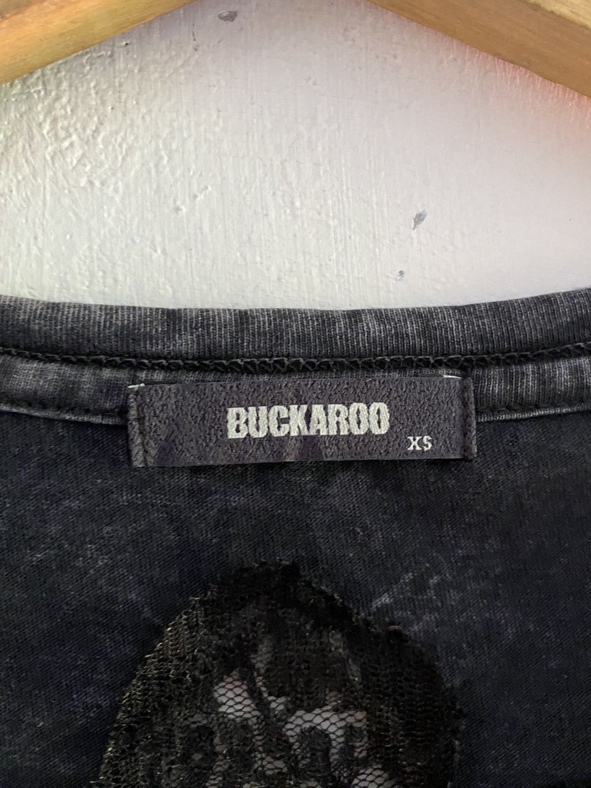 20471120 buckaroo distressed pocket washed black longsleeve tshirt Size US M / EU 48-50 / 2 - 10 Thumbnail