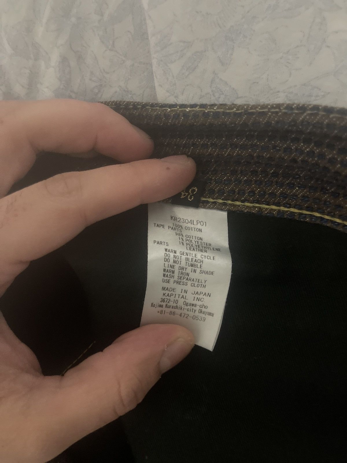 Kapital Kapital 5P FRISKO Sashiko Kakishibu Century Denim Size US 34 / EU 50 - 7 Thumbnail