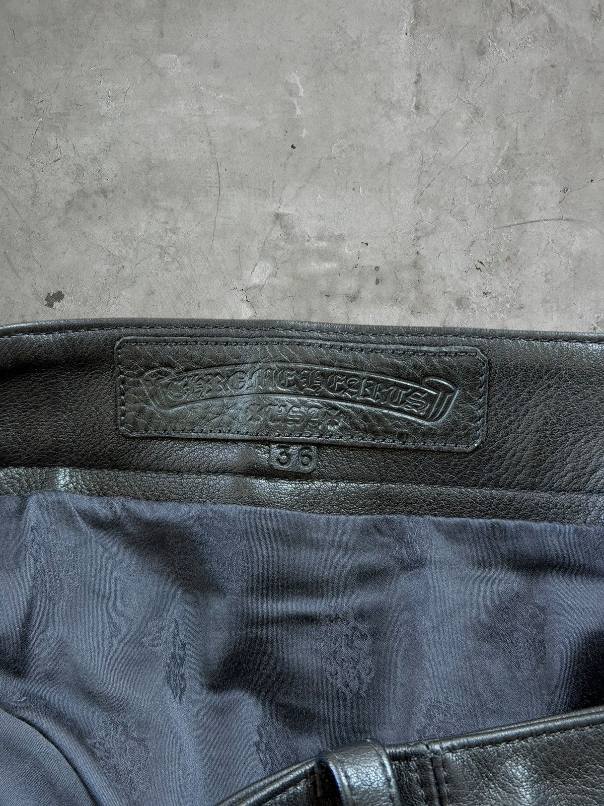 Chrome Hearts Chrome Hearts Leather Cargo Pants Size US 36 / EU 52 - 11 Thumbnail