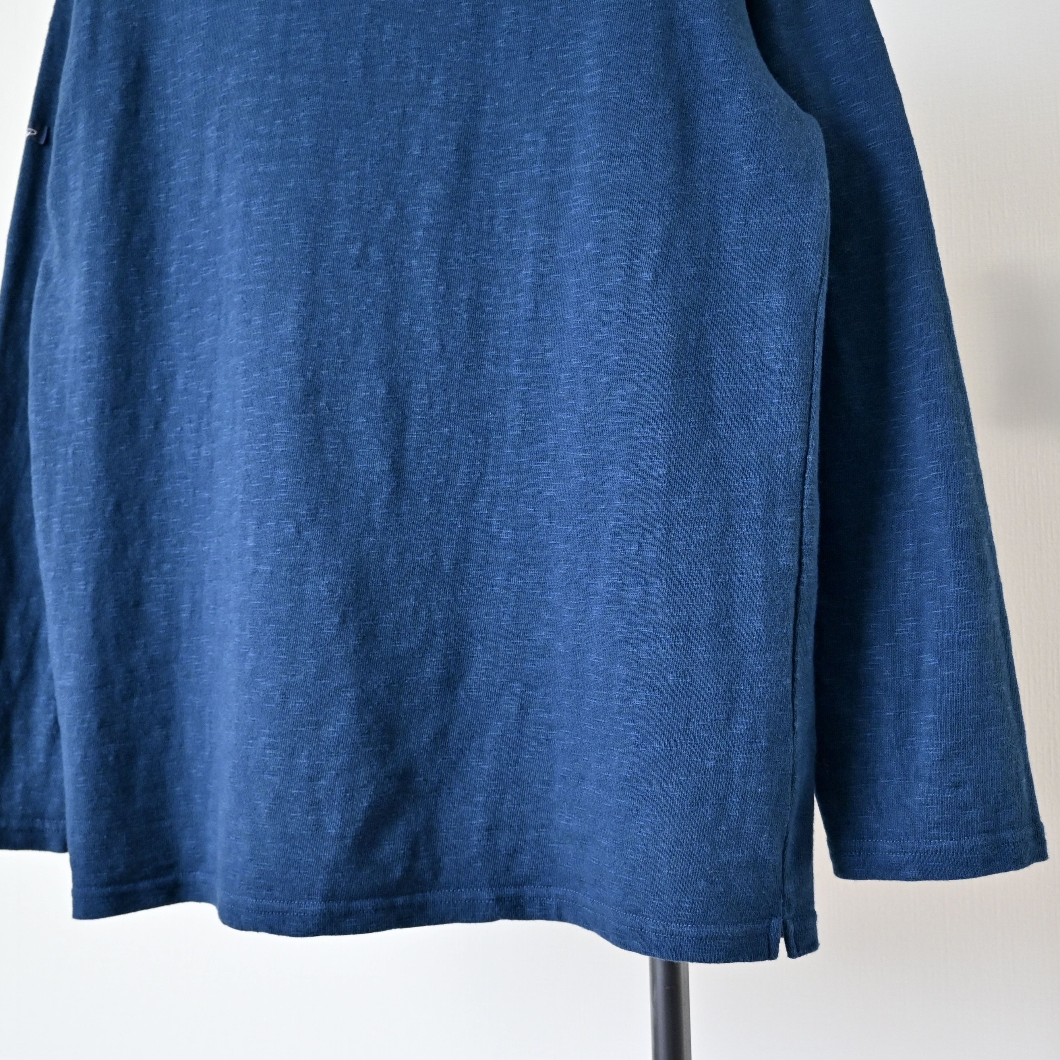 Japanese Brand Tieasy te001 heavyweight slub boatneck shirt made in Japan Size US M / EU 48-50 / 2 - 4 Thumbnail