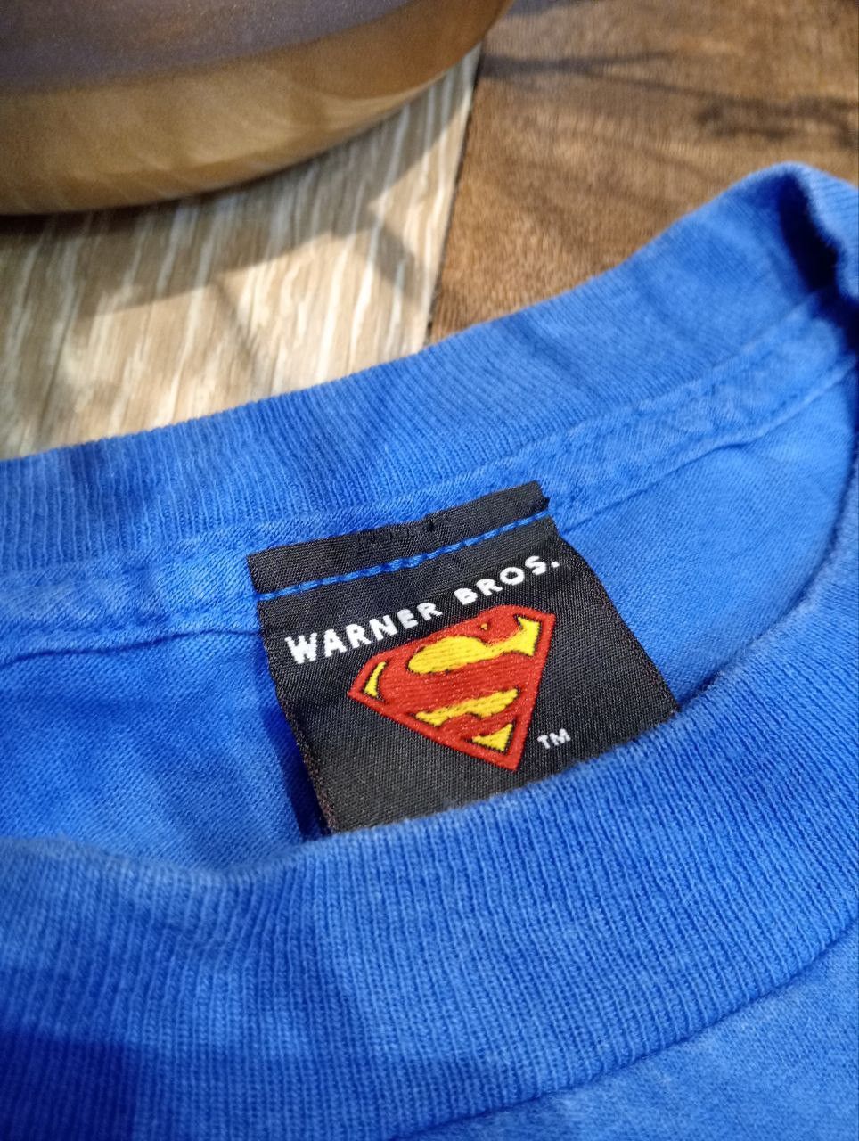 DC Comics SUPERMAN DC COMICS WARNER BROS VINTAGE 00s TSHIRT - SIZE L Size US L / EU 52-54 / 3 - 6 Thumbnail