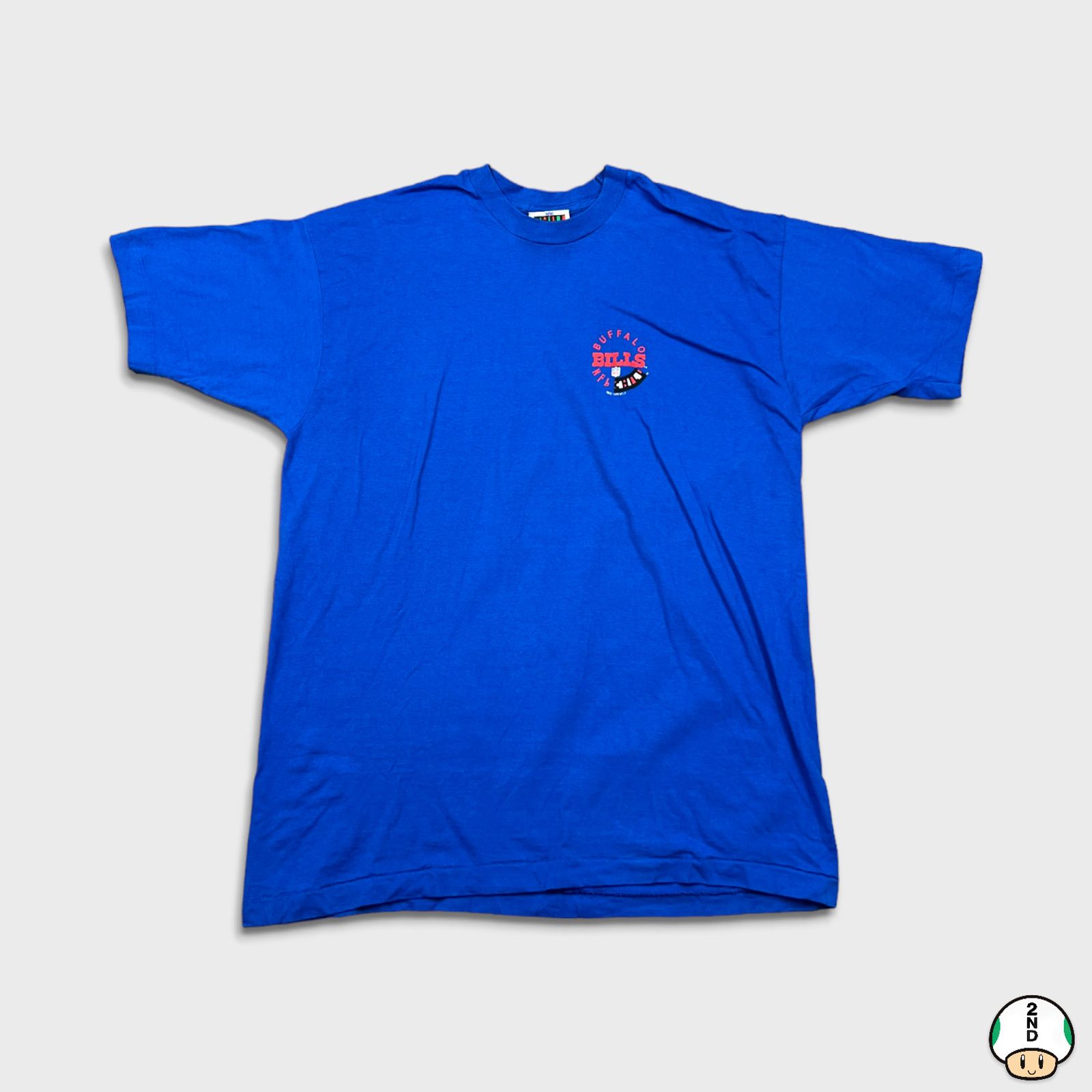 NFL × Vintage 1995 Buffalo Bills T Shirt NFL Football Single Stitch Tee Size US XXL / EU 58 / 5 - 1 Thumbnail