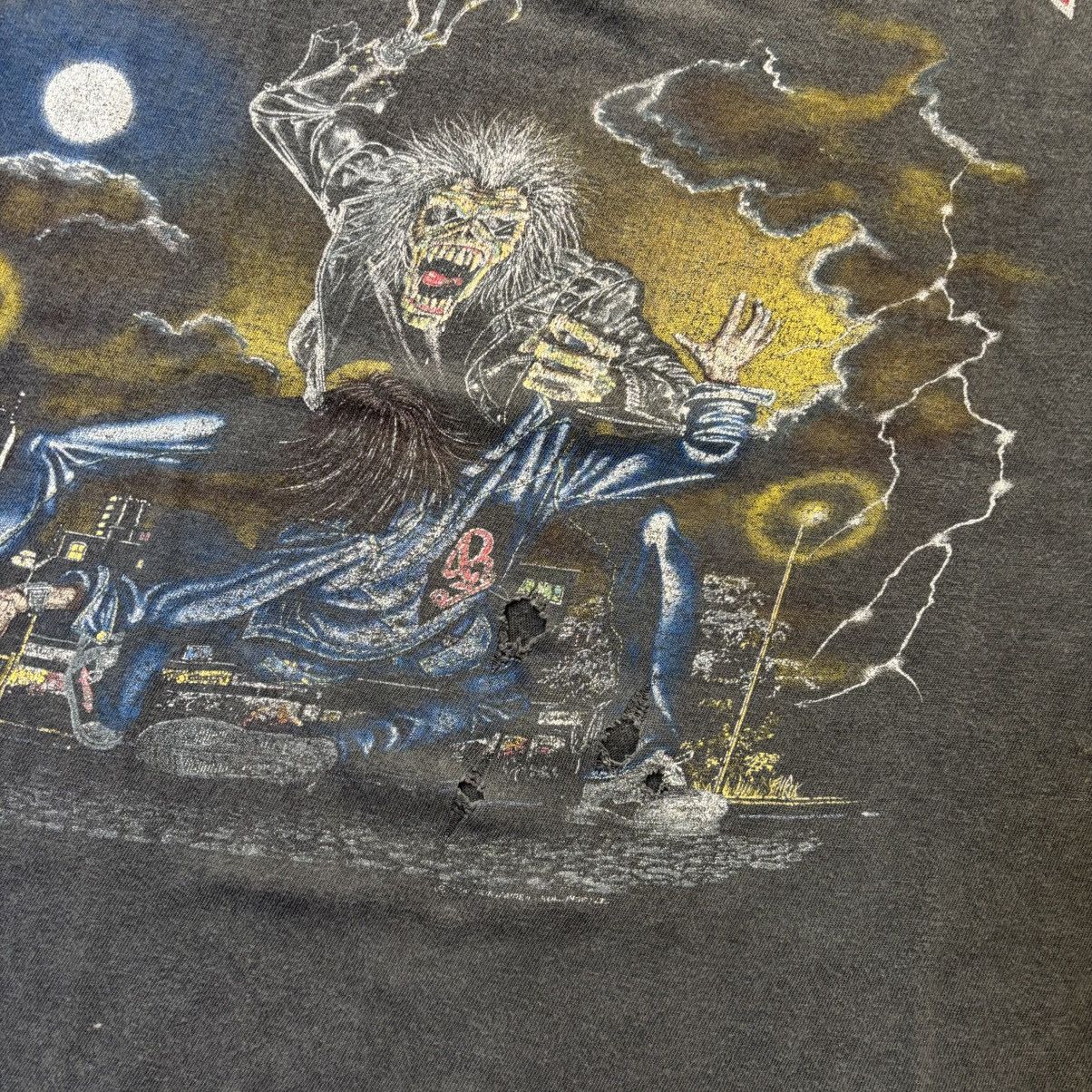 Iron Maiden Vintage Iron Maiden 1990 No Prayer on the Road’ tour t-shirt Size US L / EU 52-54 / 3 - 4 Thumbnail