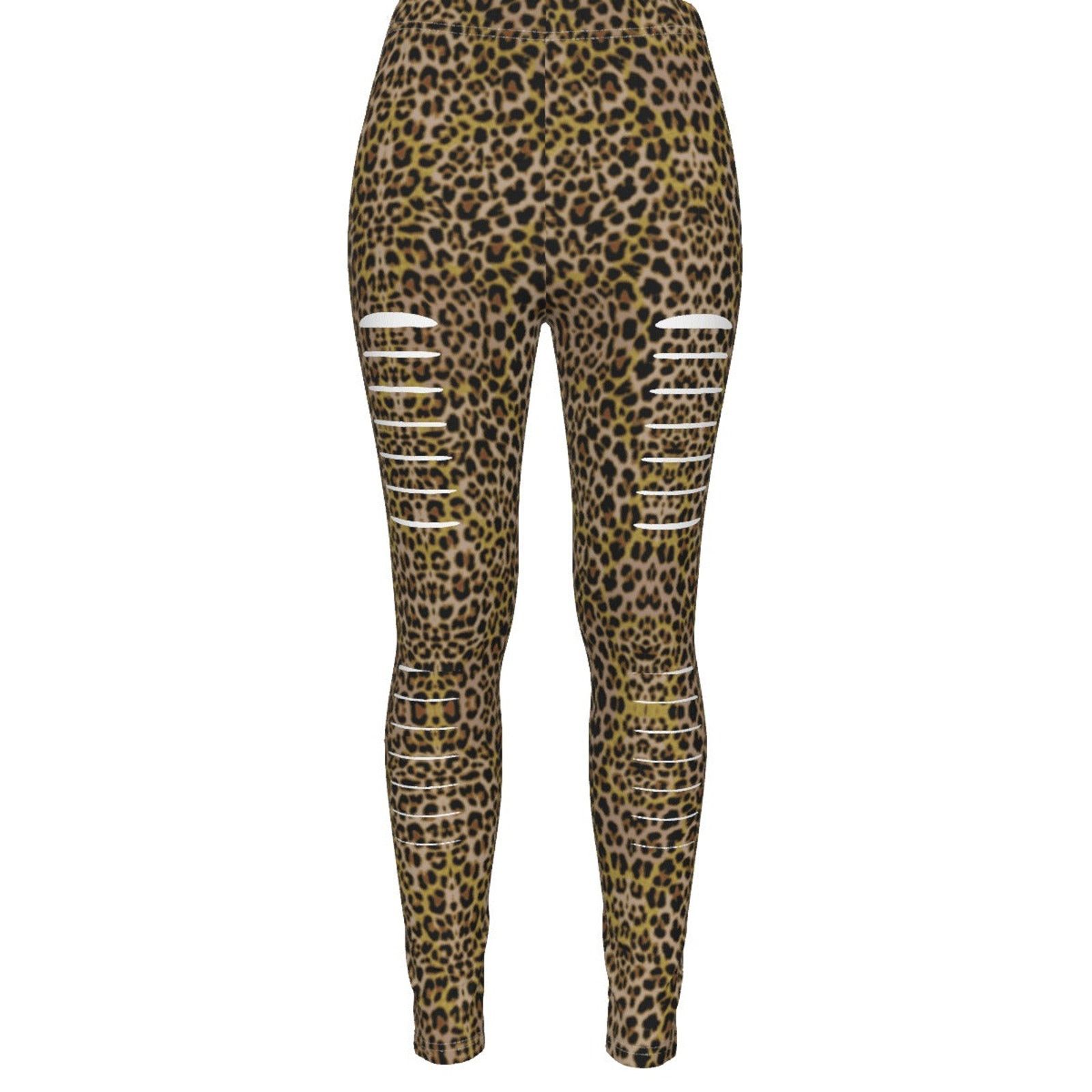 Other kokorepublicboutique Print Women's Ripped Leggingsc Size 36" / US 14 / IT 50 - 2 Thumbnail