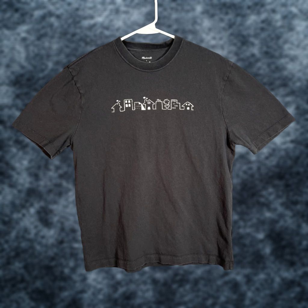 Madewell Madewell x Mark Neeley Black Graphic T Shirt Mens Size S 100% Cotton Size US S / EU 44-46 / 1 - 1 Thumbnail