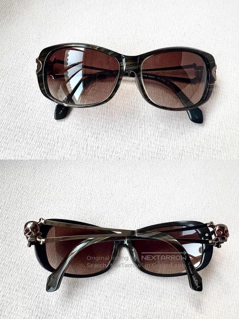 Vivienne Westwood Vivienne Westwood Gun Black Saturn Skull Sunglasses Size ONE SIZE - 3 Thumbnail