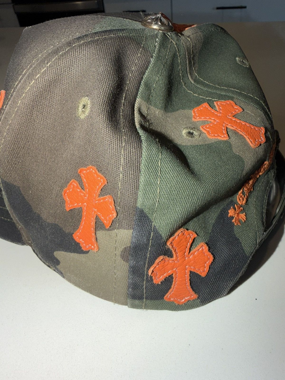 Chrome Hearts Chrome Hearts Cross Patch Camo and Orange Size ONE SIZE - 4 Thumbnail