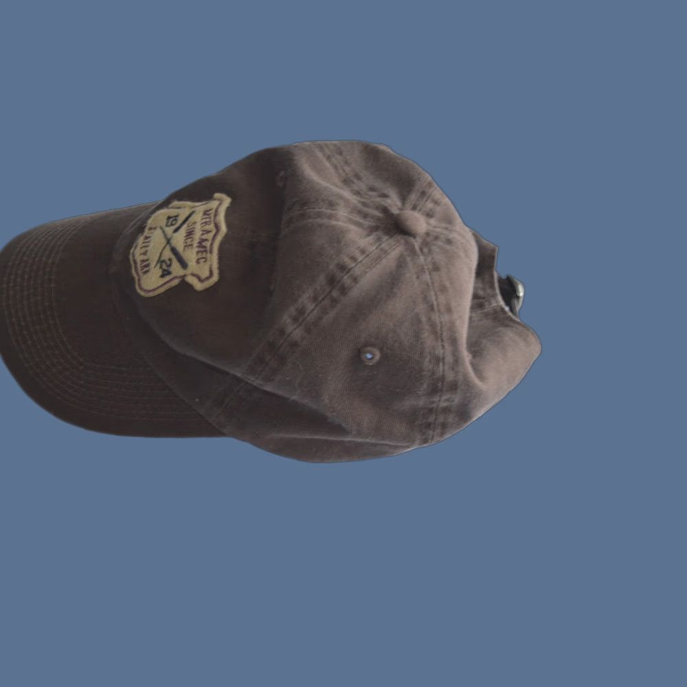 Vintage VINTAGE BLUE 84 Meramec State Park Ball Cap Hat Adjustable Baseball Brown Men's One Size Cotton Solid Cap Accessories Men Brown Baseball Cap Size US M / EU 48-50 / 2 - 1 Thumbnail