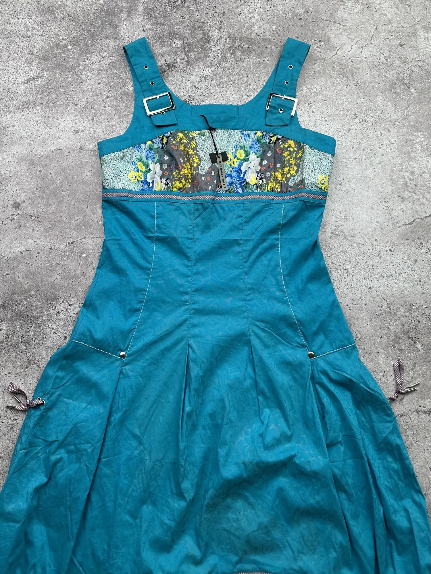 Japanese Brand Vintage Flare Dress C93(V426) Size XS / US 0-2 / IT 36-38 - 2 Thumbnail