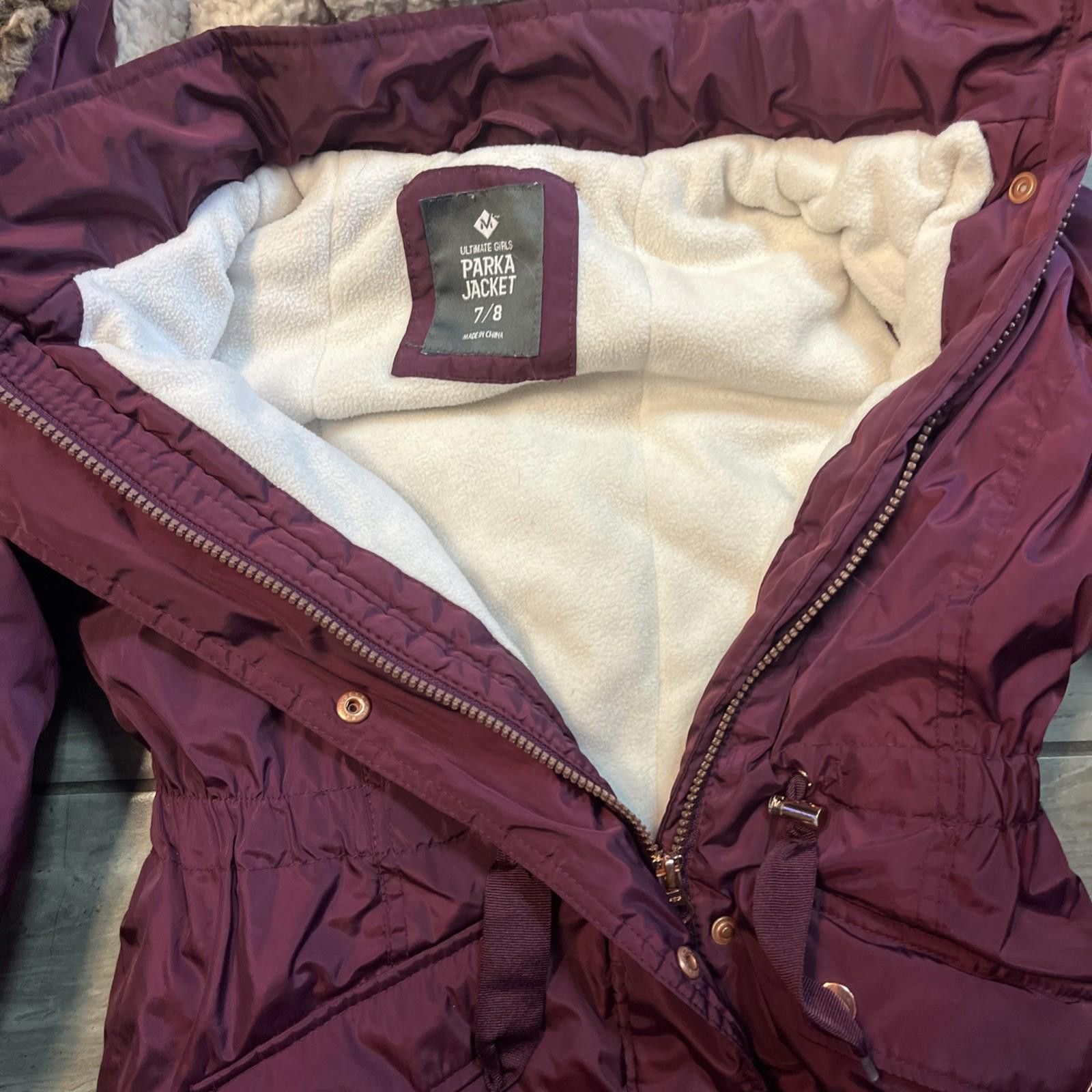 Other MEMBER'S MARK ULTIMATE GIRL'S PARKA, Purple Size 7/8 Size ONE SIZE - 3 Thumbnail