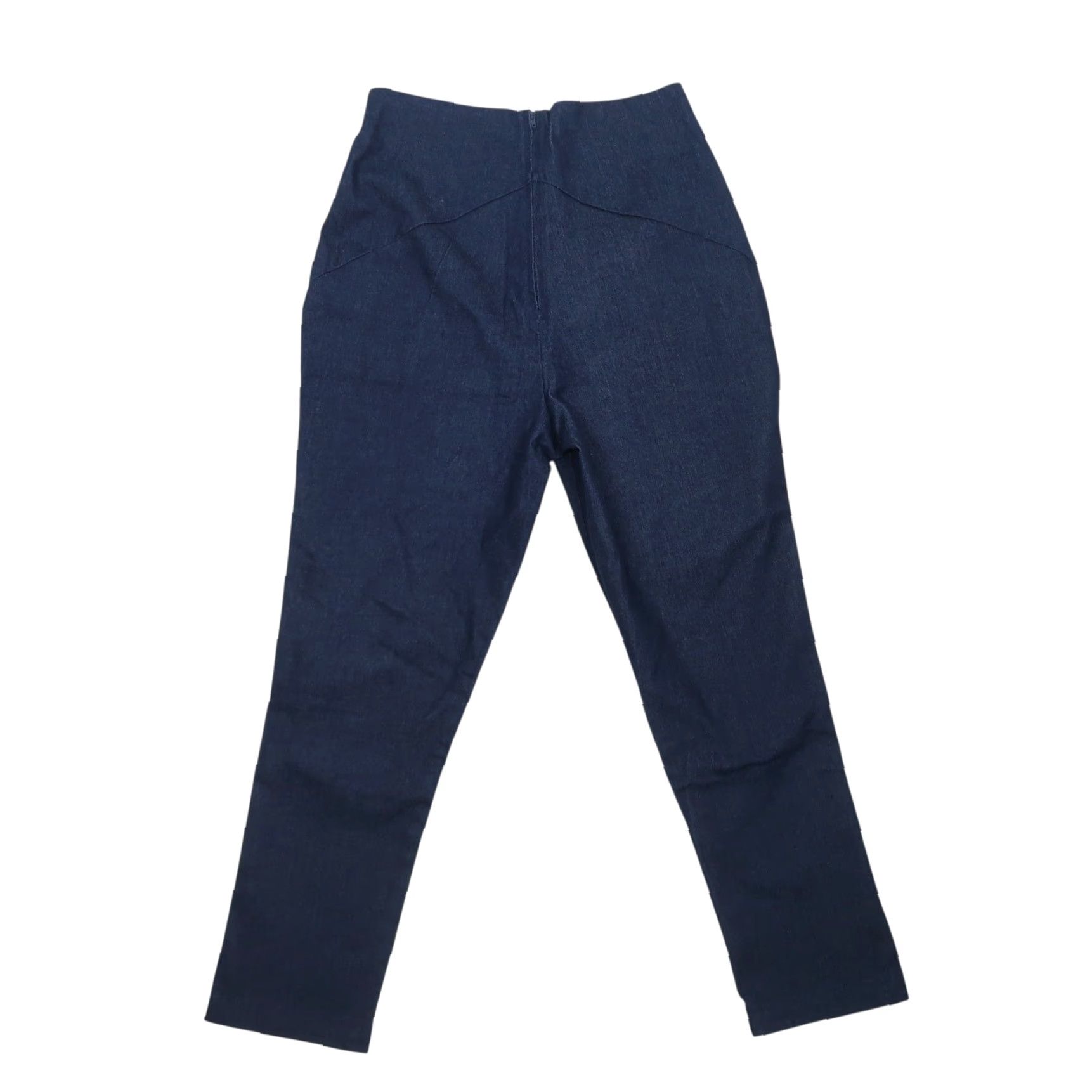 Vintage VINTAGE Unique Denim V-Waist Crop Pants Slim Fit Jeans Large Size 36" / US 14 / IT 50 - 4 Thumbnail
