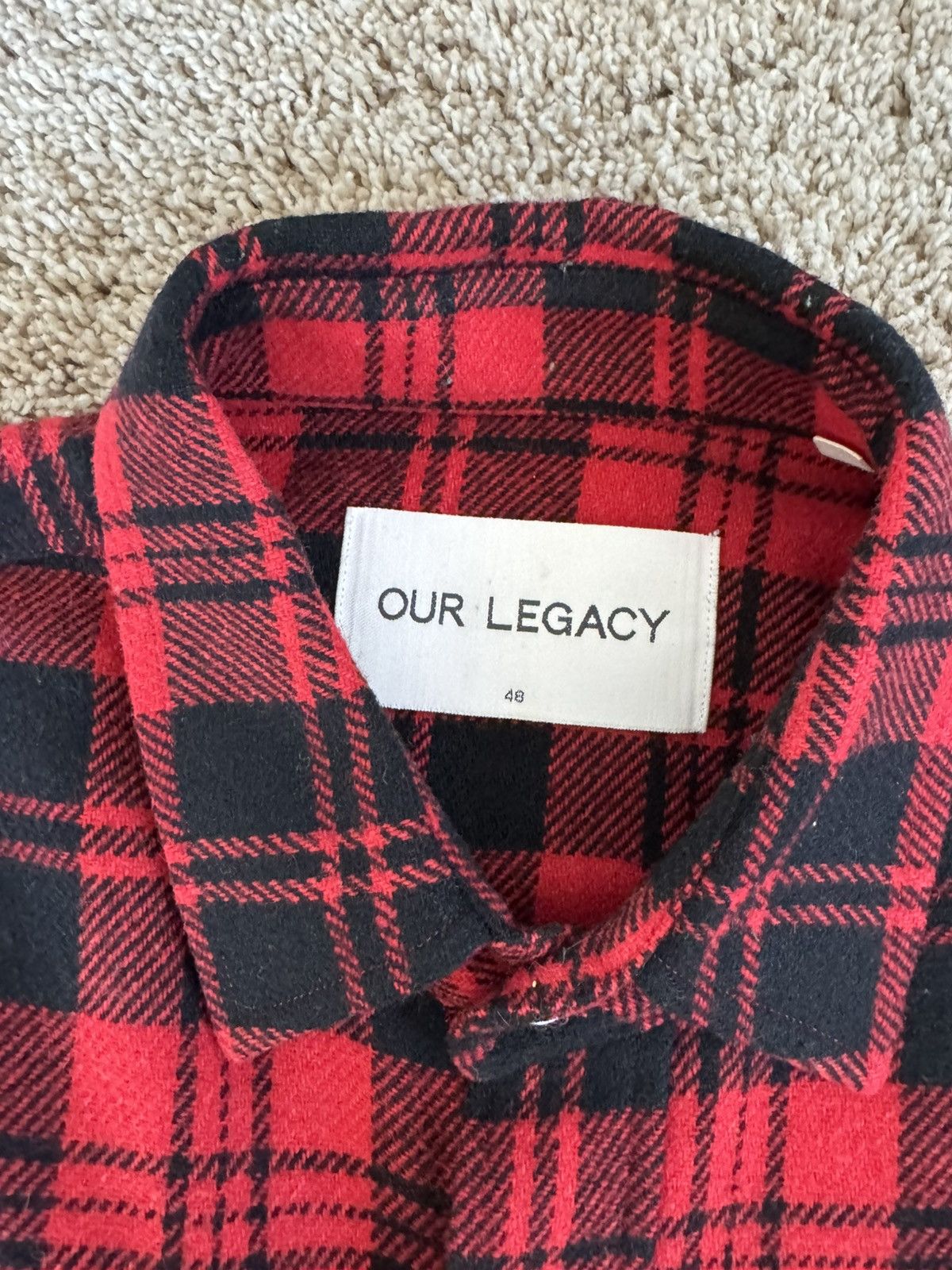 Our Legacy Our legacy long sleeve plaid shirt Size US M / EU 48-50 / 2 - 2 Thumbnail