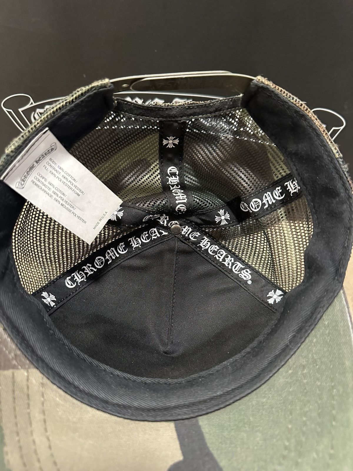 Chrome Hearts Chrome Hearts Camo Hat Size ONE SIZE - 3 Thumbnail