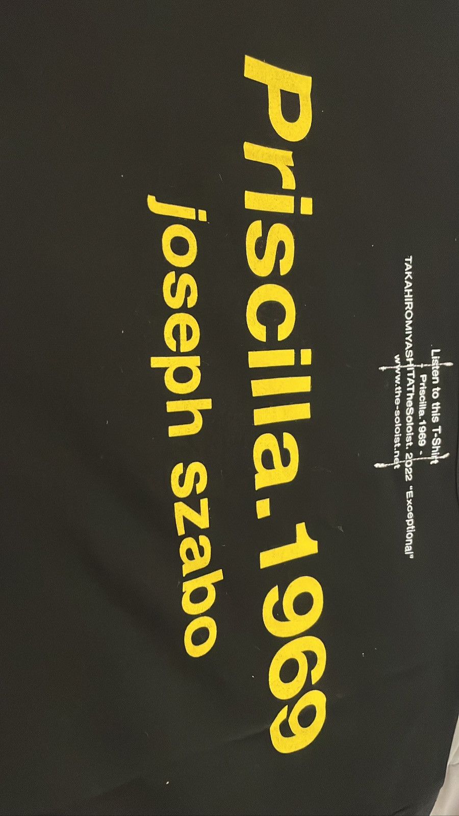 Takahiromiyashita The Soloist. TAKAHIROMIYASHITA THESOLOIST Smoking ‘Priscilla 1969’ Tee Size US M / EU 48-50 / 2 - 9 Thumbnail