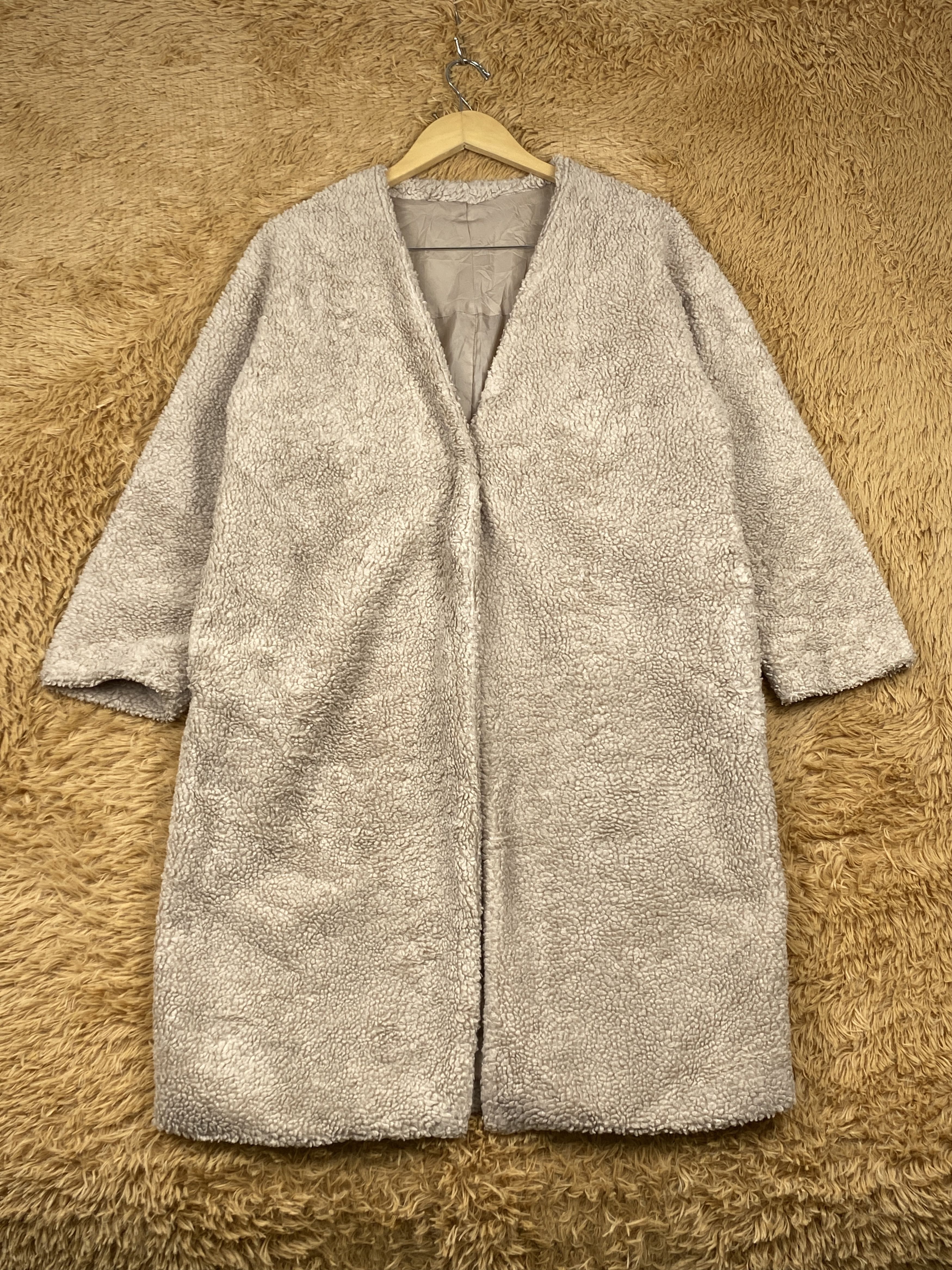 image of Vintage Sherpa Jacket in Khaki, Women's (Size Medium)
