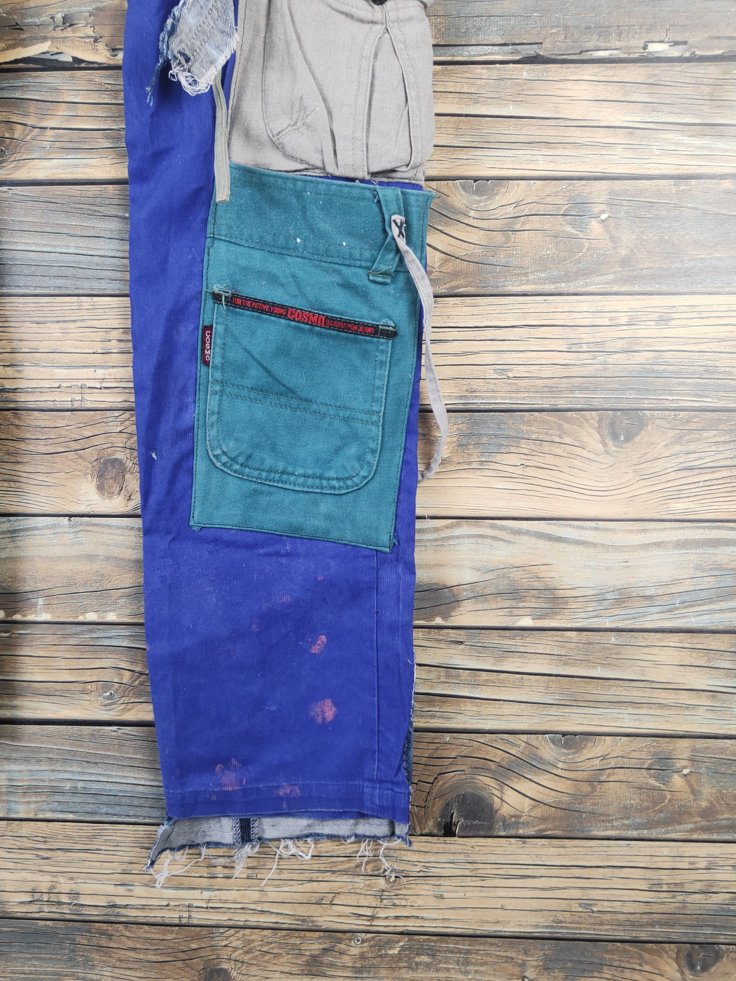 Japanese Brand DL Shop TK custom patchwork rework reconstruct Pants #46-026 Size US 31 - 8 Thumbnail