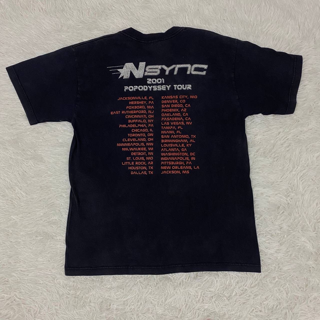 Band Tees Vintage Y2K band n’sync pop odyssey tour 2001 Size US L / EU 52-54 / 3 - 2 Thumbnail