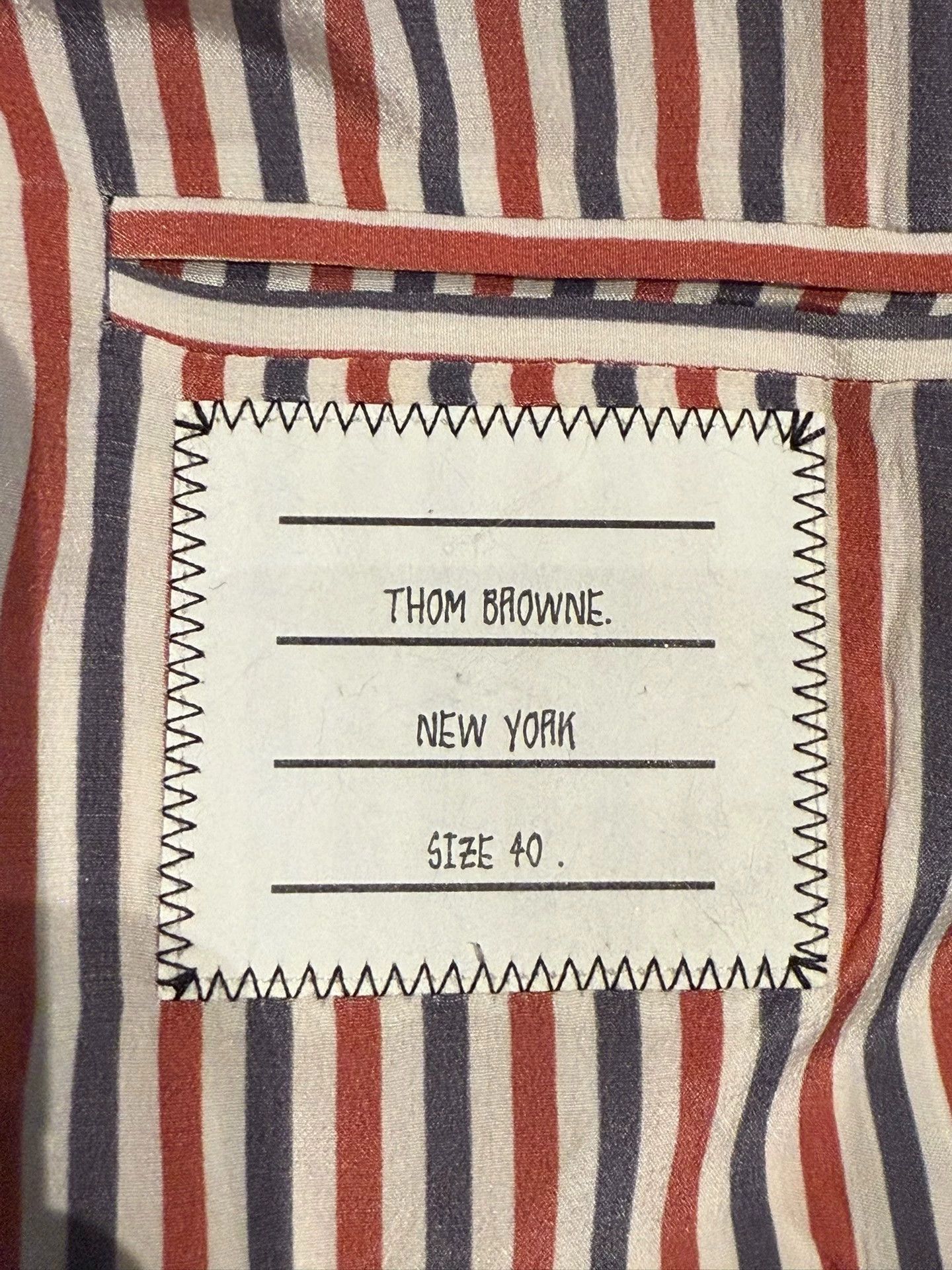 Thom Browne Thom Browne Classic Black Piping Wool Blazer Silk Lining Size S / US 4 / IT 40 - 4 Thumbnail