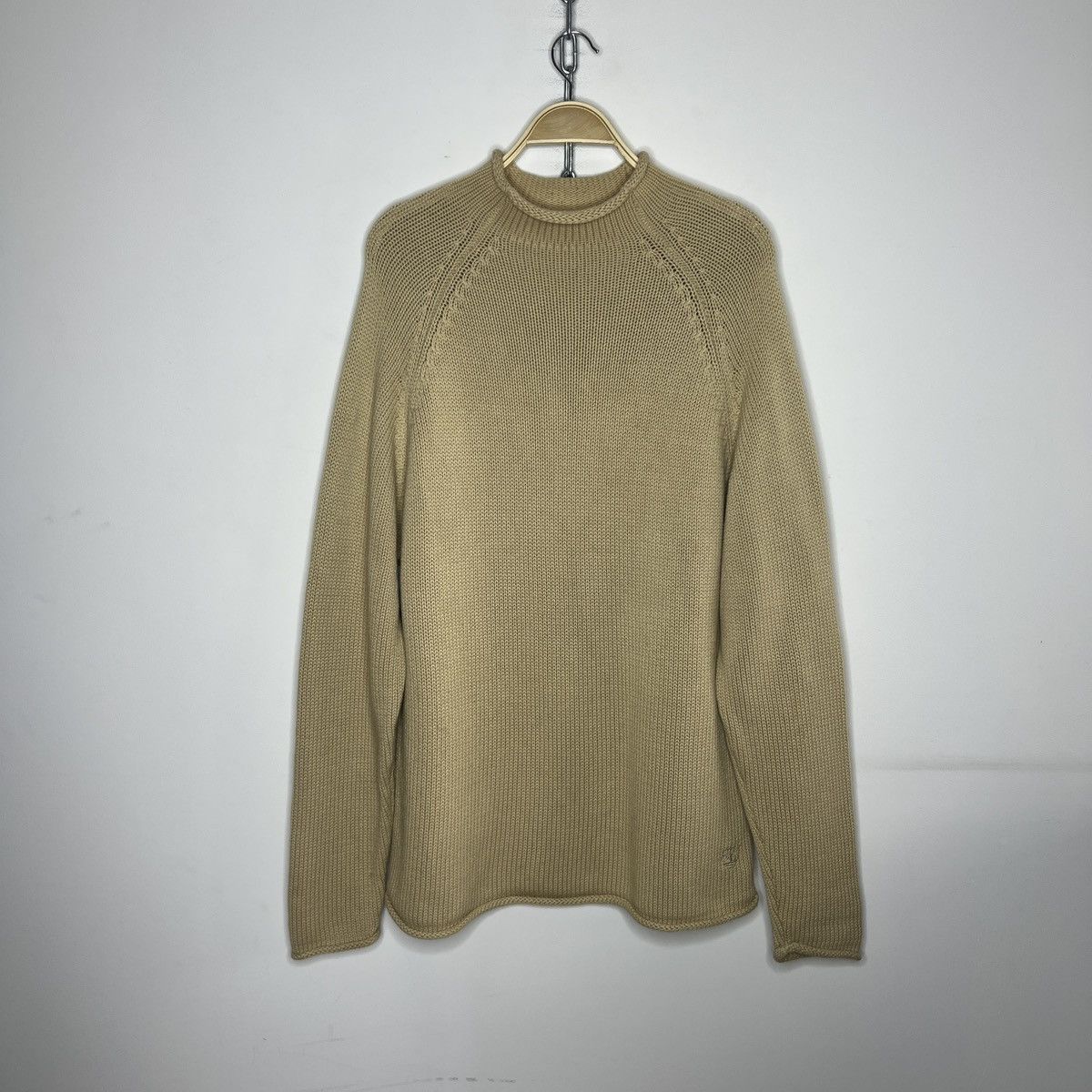 Timberland Vintage 90s Y2K Timberland Maroon Knit Sweater Crewneck XL Size US L / EU 52-54 / 3 - 1 Thumbnail