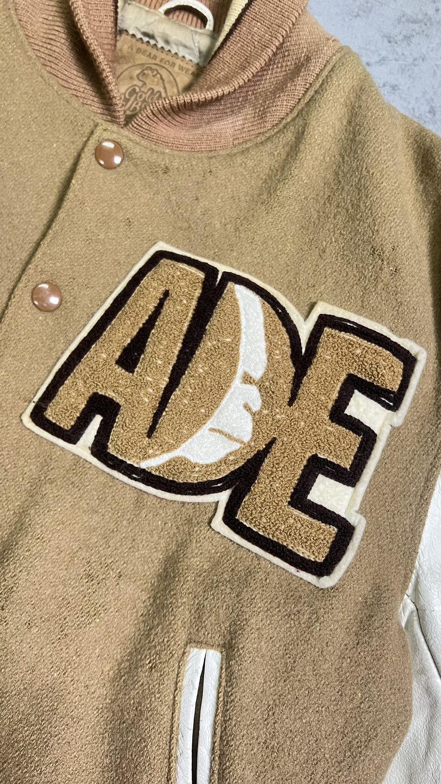 Bape × Vintage Bathing Ape 1995 Beasts Regin Supreme Varsity Jacket Size US M / EU 48-50 / 2 - 4 Thumbnail