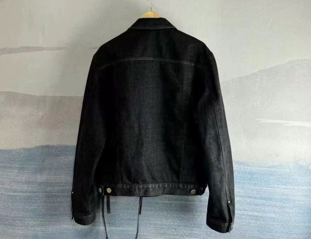 Louis Vuitton Louis Vuitton LV black and blue bow ribbon denim jacket Size US M / EU 48-50 / 2 - 2 Thumbnail