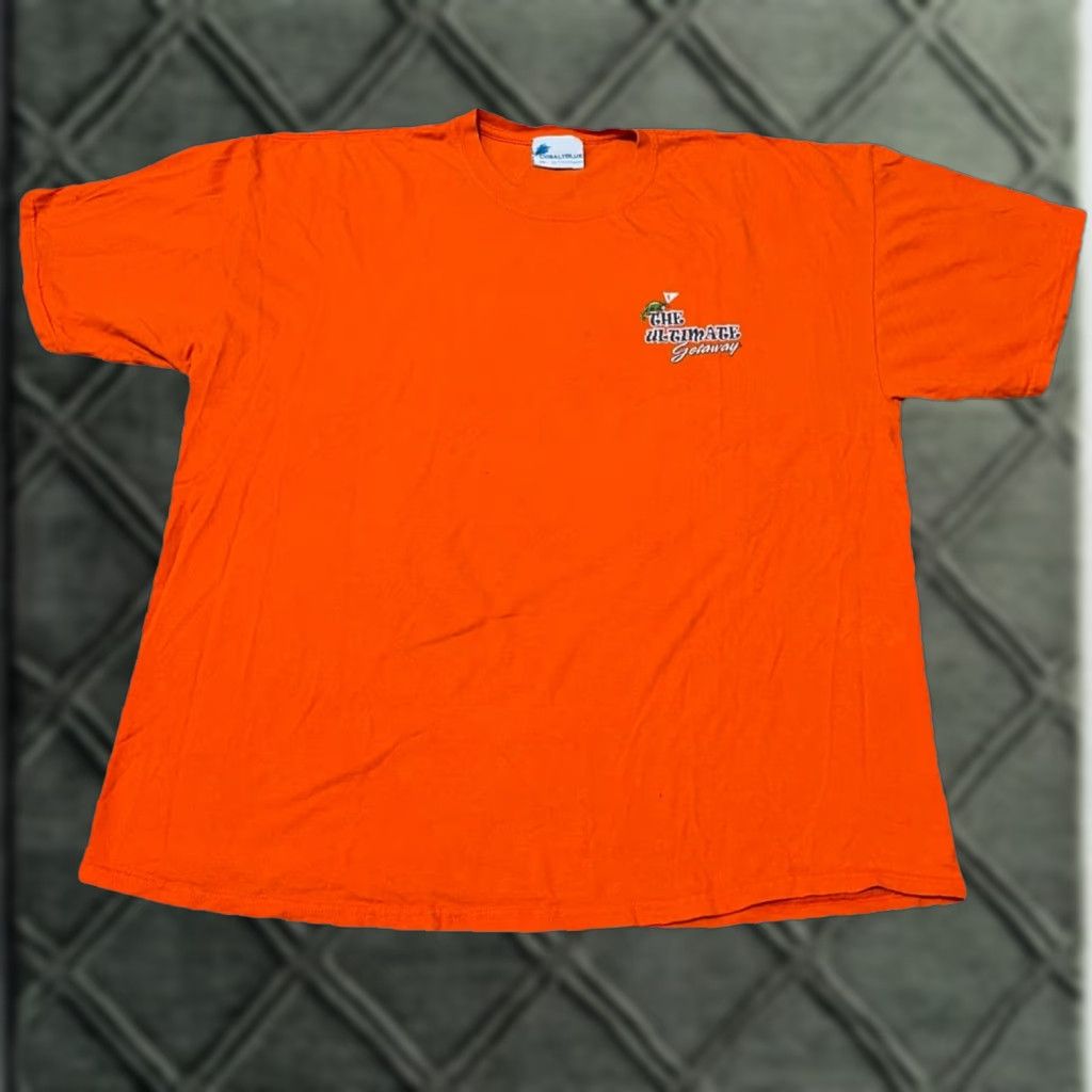 NCAA VINTAGE Florida Gators Gator Island Graphic Orange NCAA T-Shirt 2XL Mens Size US XXL / EU 58 / 5 - 1 Thumbnail