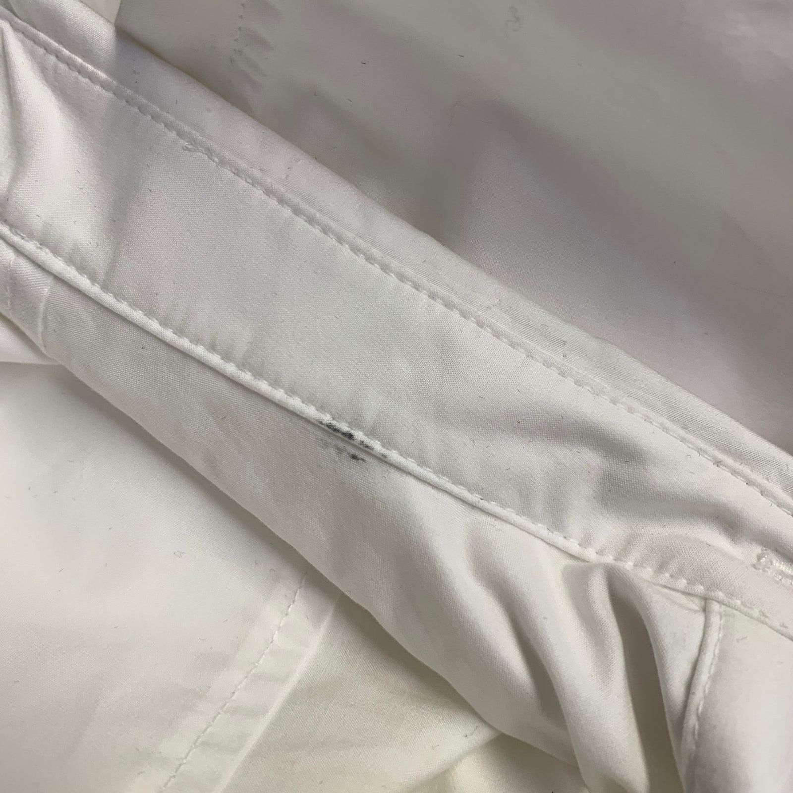 Nili Lotan NILI LOTAN White Cotton Pleated Bib Tuxedo Long Sleeve Shirt Size 48R - 11 Thumbnail