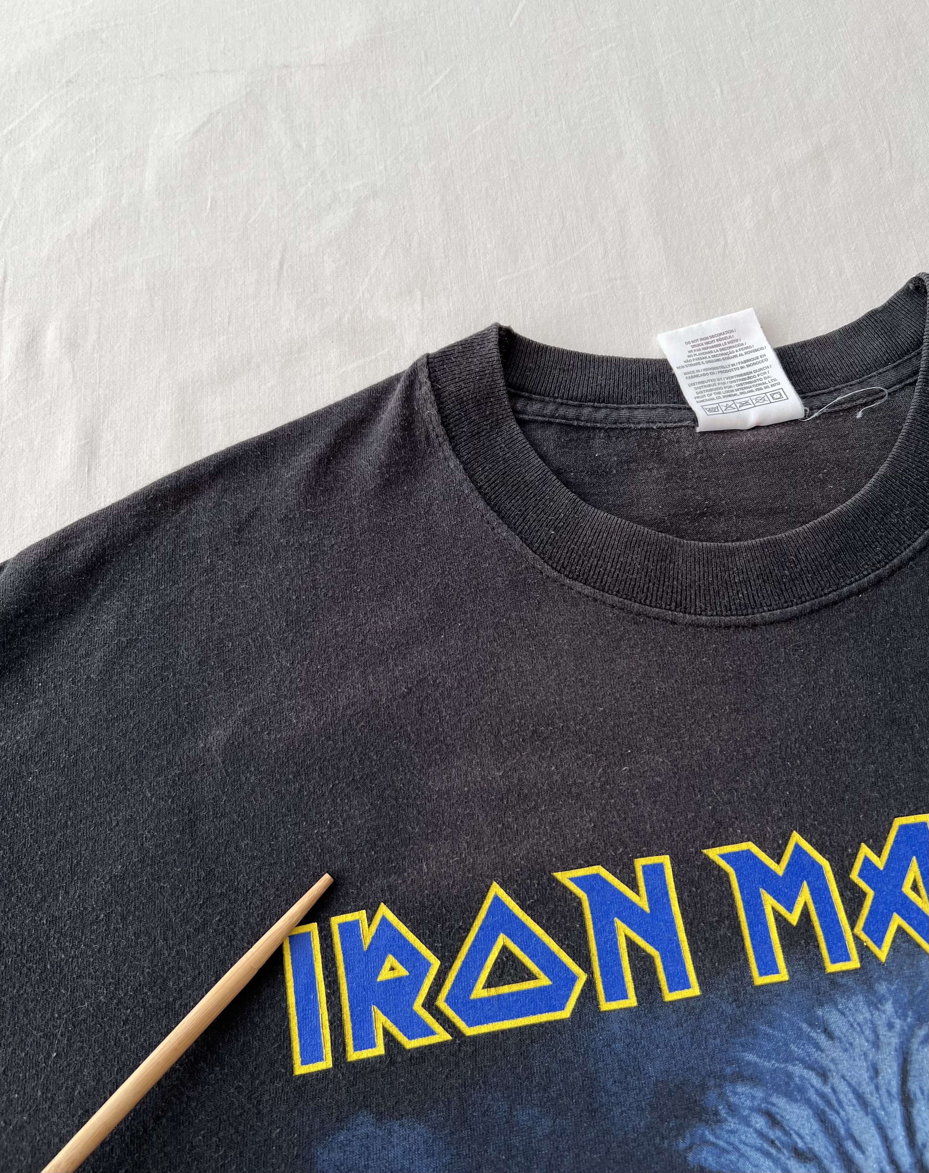 Band Tees Vintage 2002 Iron Maiden Rock In Rio Black T-shirt Size US XL / EU 56 / 4 - 9 Thumbnail