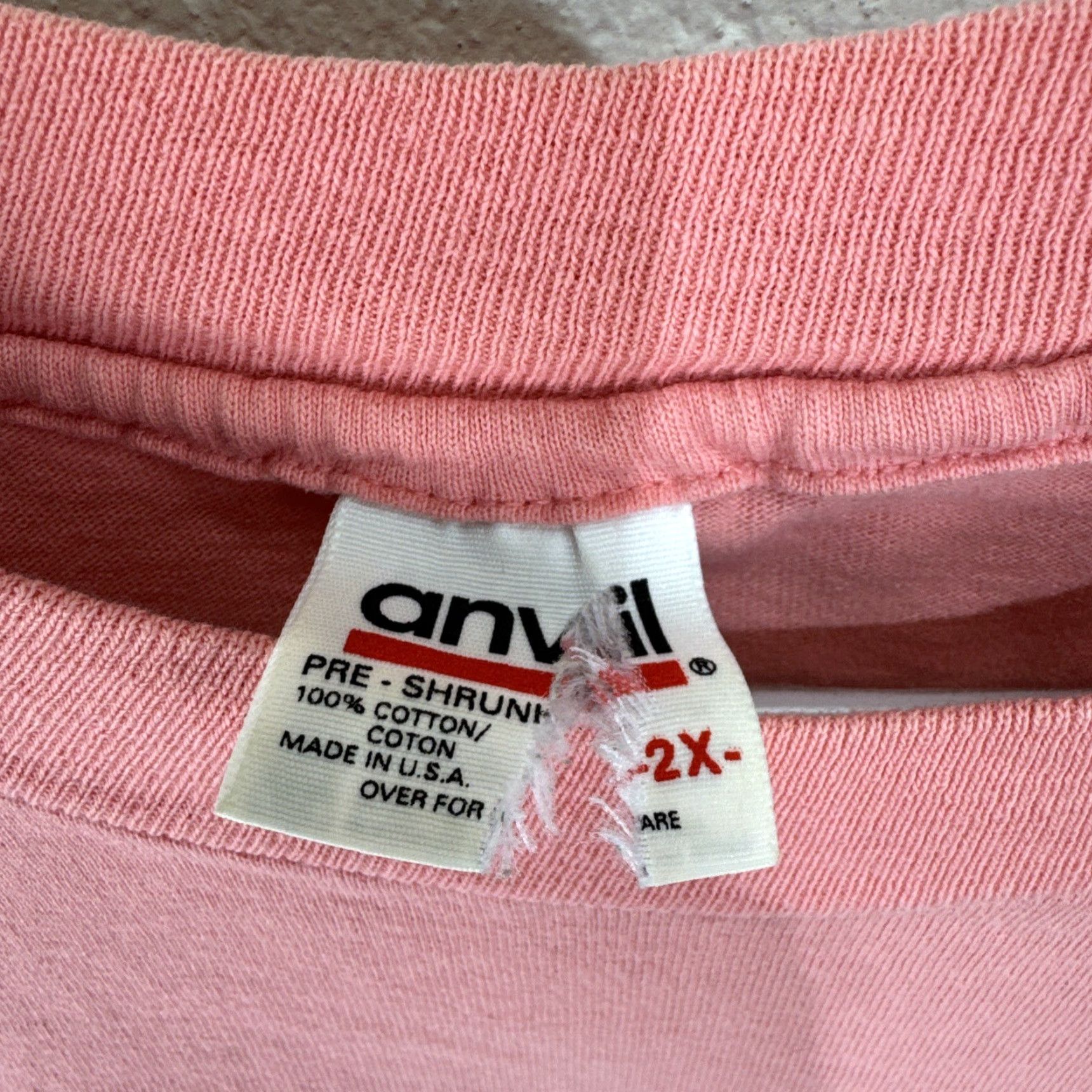 Anvil VINTAGE Florida Destination Anvil T-Shirt 2XL Pink Orca Sea World 90s Grunge Hipster Hippie Men’s Women’s Size US XXL / EU 58 / 5 - 4 Thumbnail