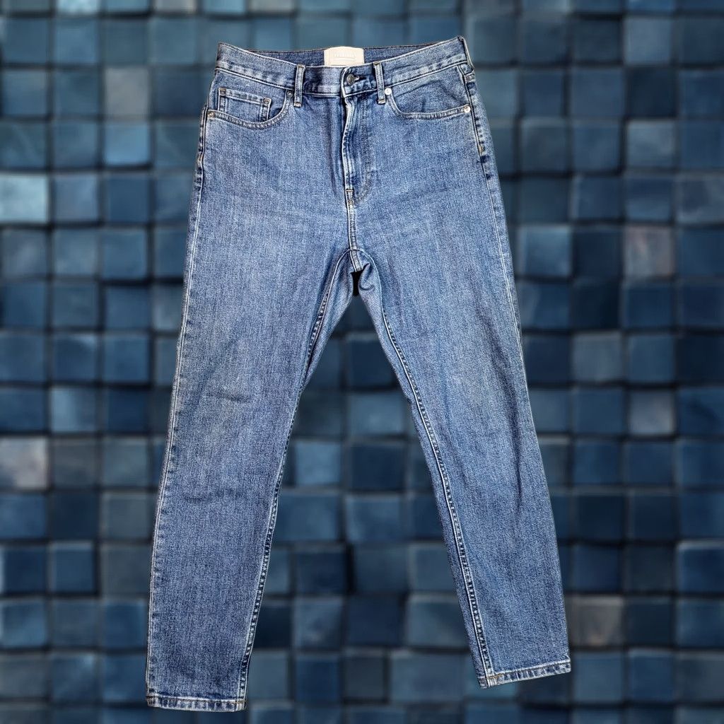 Everlane Everlane Jeans The High Rise Skinny Ankle Size 28 Women's Blue Cotton/spandex Denim Regular Slim Fit Comfort Casual Modern 28 Womens Jeans Size 28" / US 6 / IT 42 - 1 Thumbnail