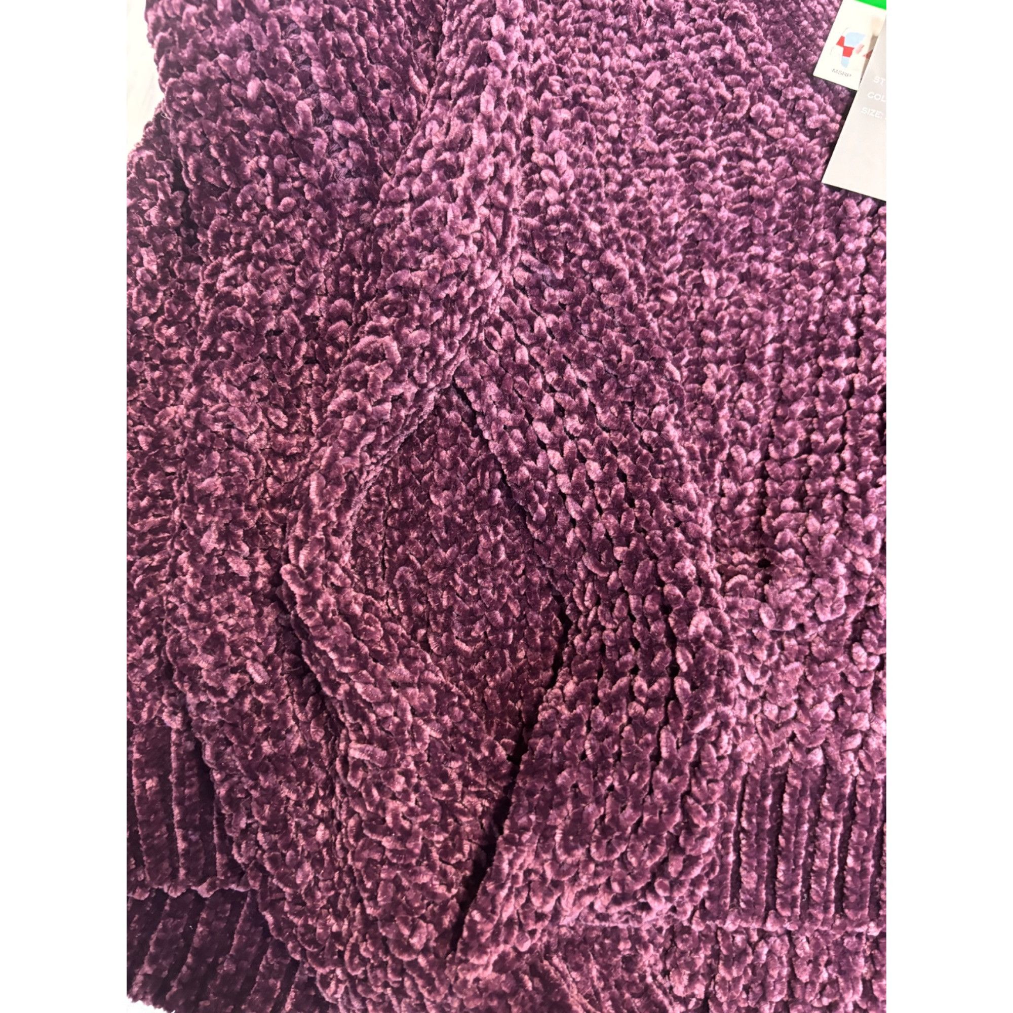 Other Marled Reunited Twisted Shoulder Chunky Junior’s Sweater, Ca Size L / US 10 / IT 46 - 4 Thumbnail